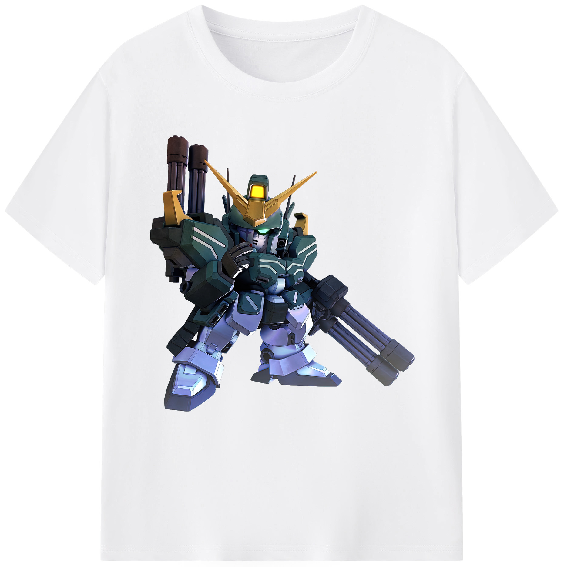 （画像用） 機動戦士ガンダム Mobile Suit Gundam 綿100％半袖Tシャツ（フロントプリント）