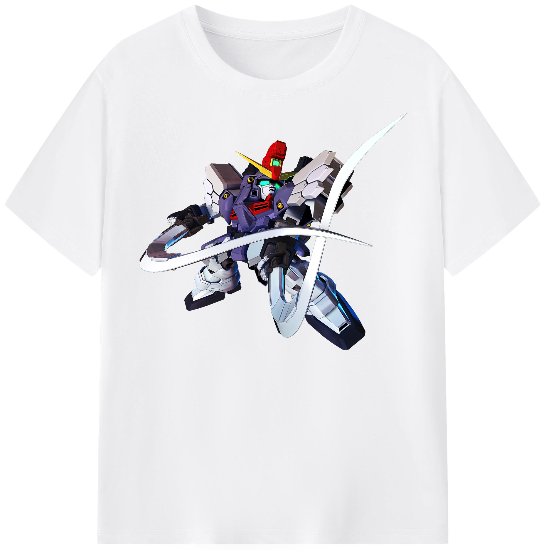 （画像用） 機動戦士ガンダム Mobile Suit Gundam 綿100％半袖Tシャツ（フロントプリント）