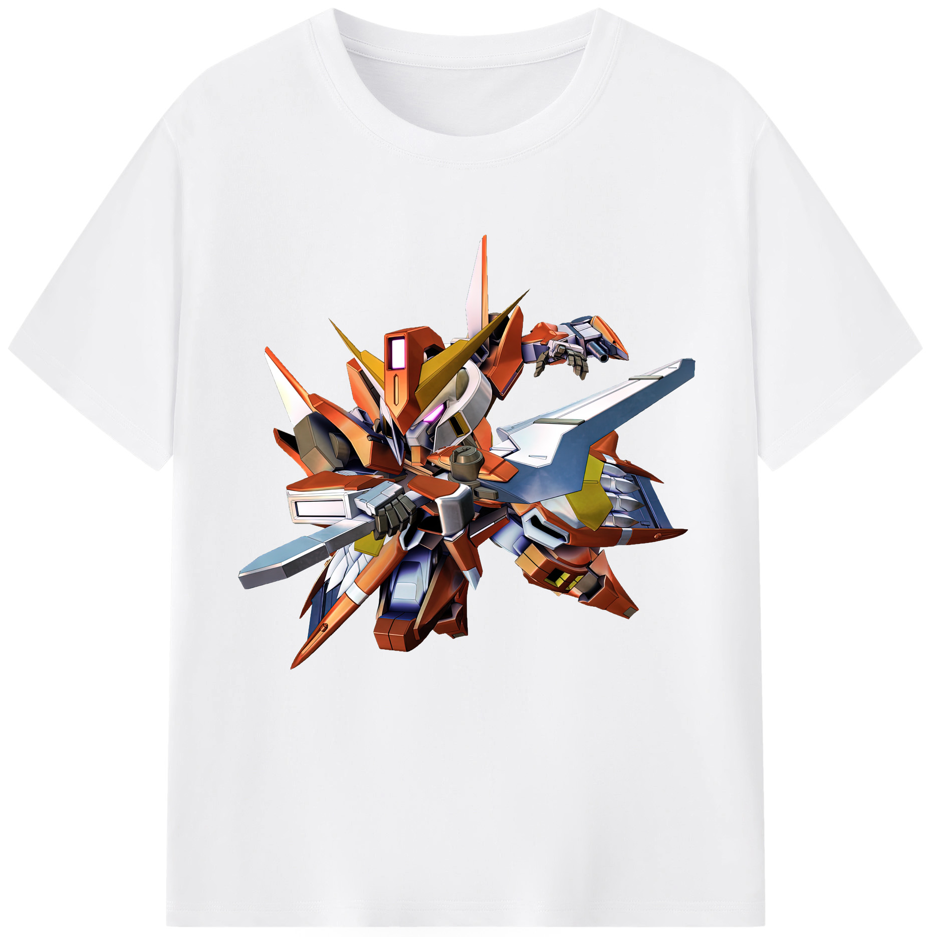 （画像用） 機動戦士ガンダム Mobile Suit Gundam 綿100％半袖Tシャツ（フロントプリント）