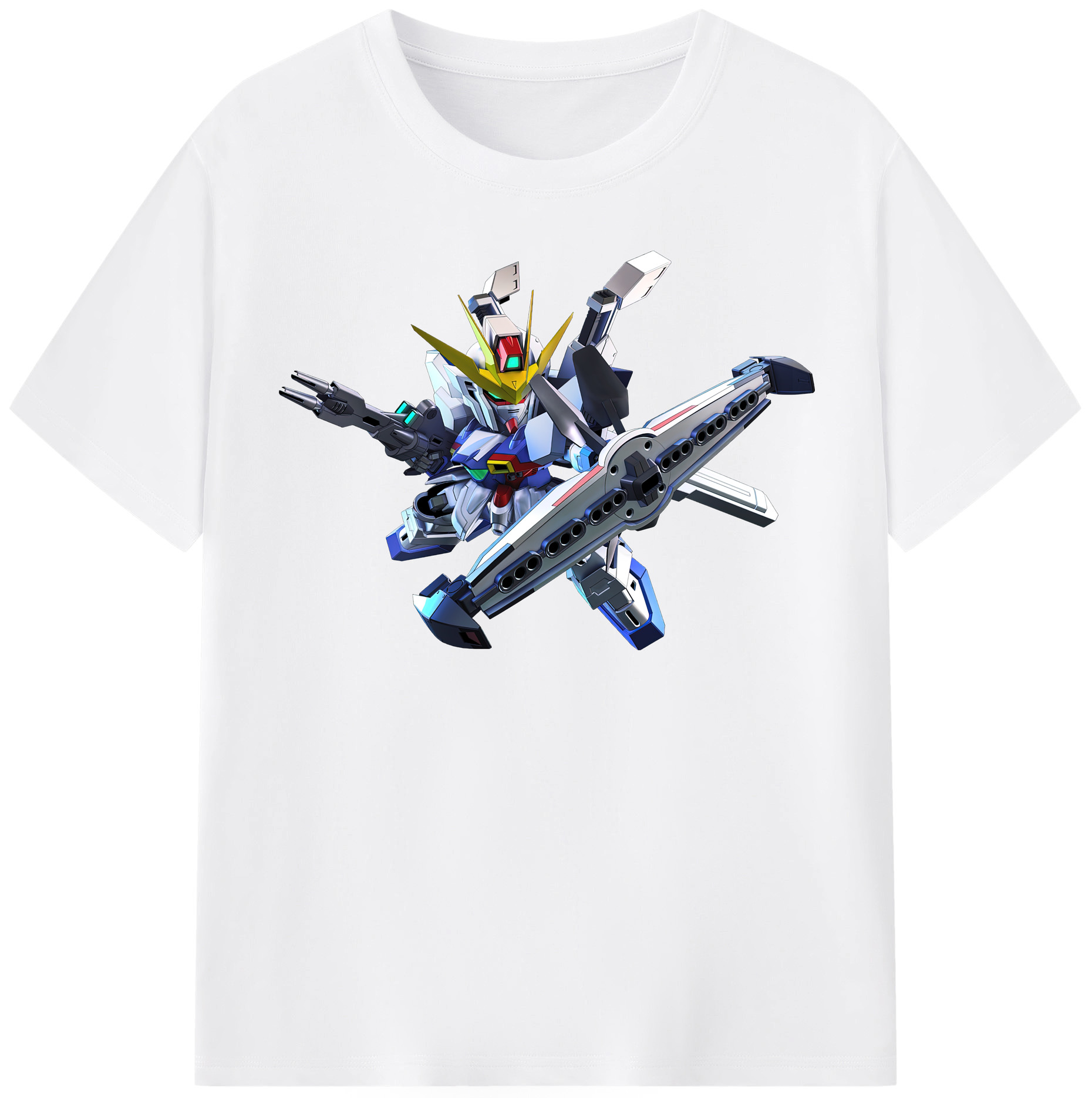 （画像用） 機動戦士ガンダム Mobile Suit Gundam 綿100％半袖Tシャツ（フロントプリント）