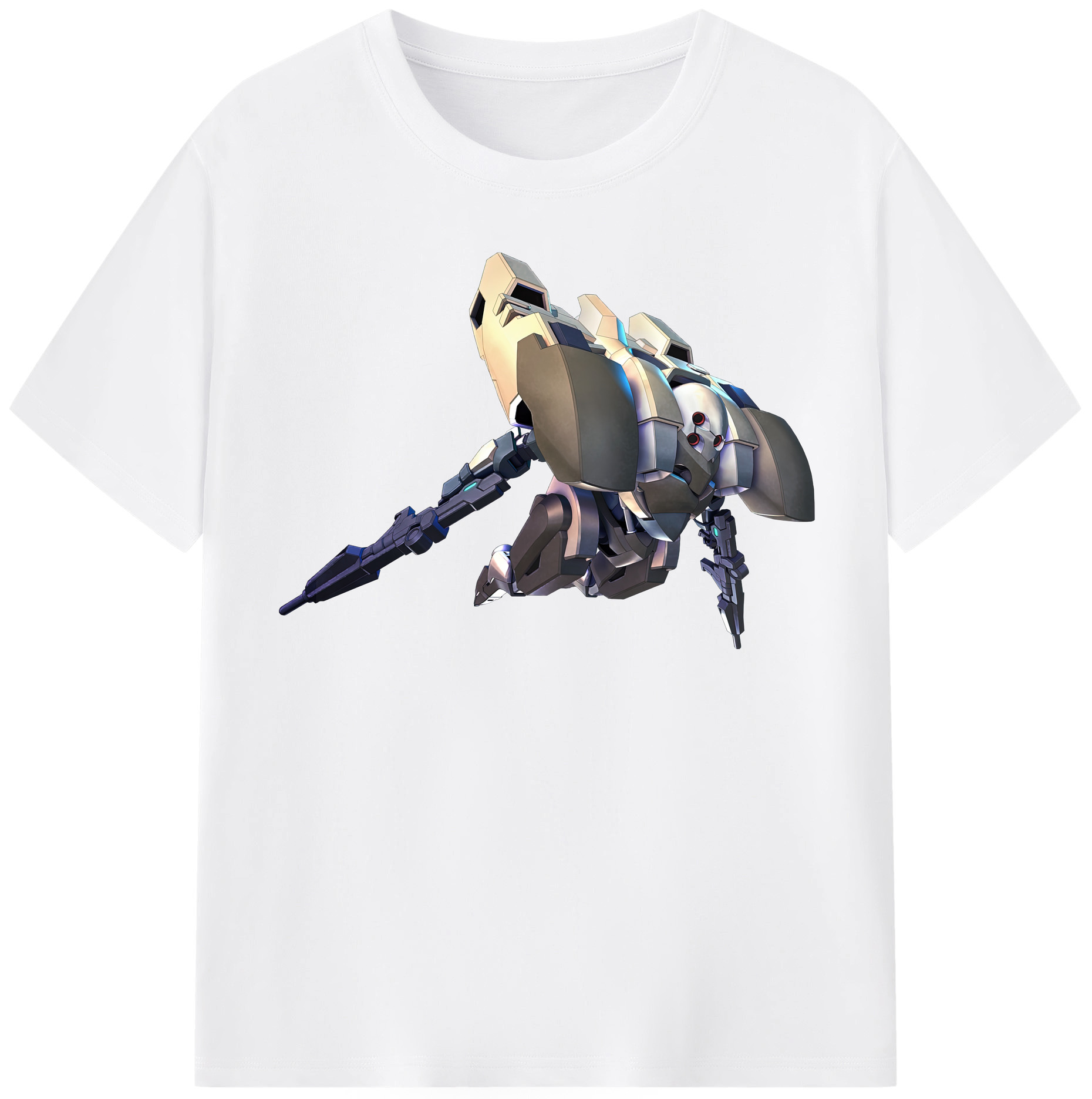 （画像用） 機動戦士ガンダム Mobile Suit Gundam 綿100％半袖Tシャツ（フロントプリント）
