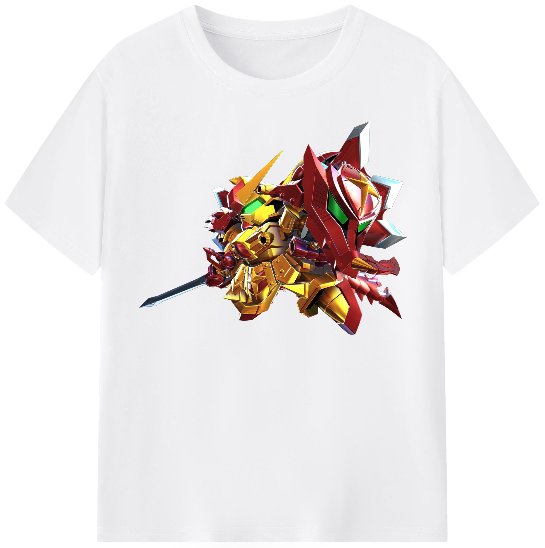 （画像用） 機動戦士ガンダム Mobile Suit Gundam 綿100％半袖Tシャツ（フロントプリント）