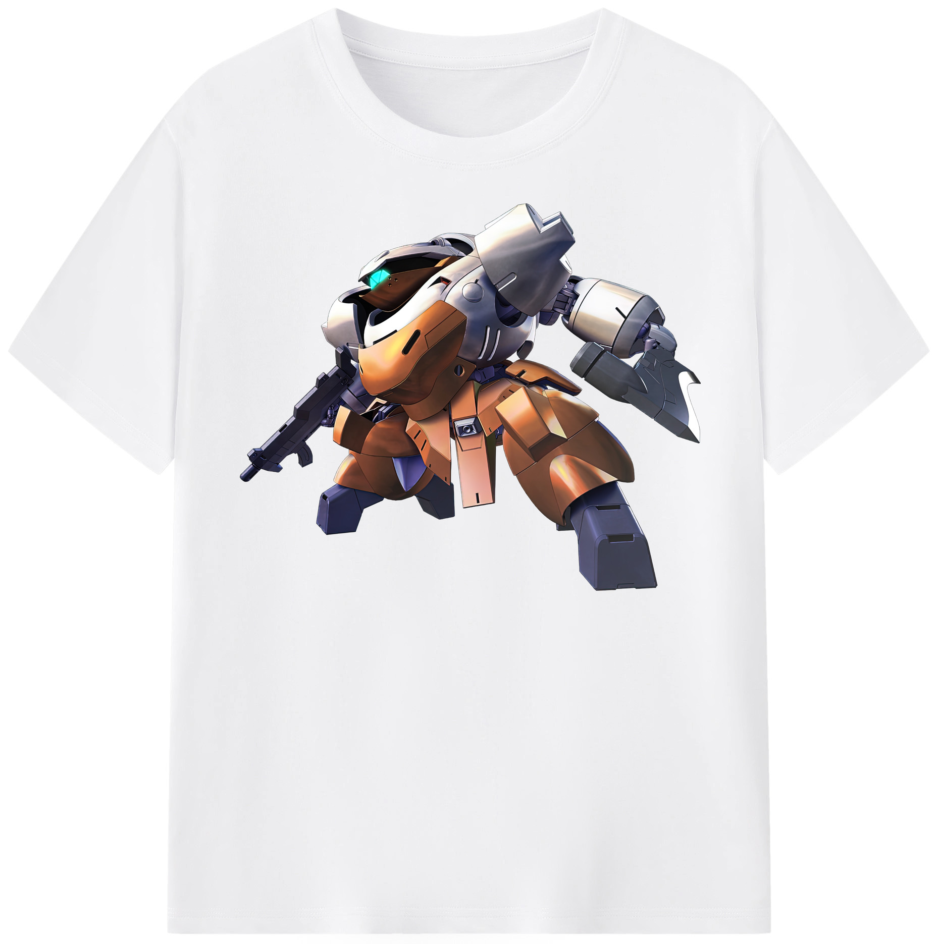 （画像用） 機動戦士ガンダム Mobile Suit Gundam 綿100％半袖Tシャツ（フロントプリント）