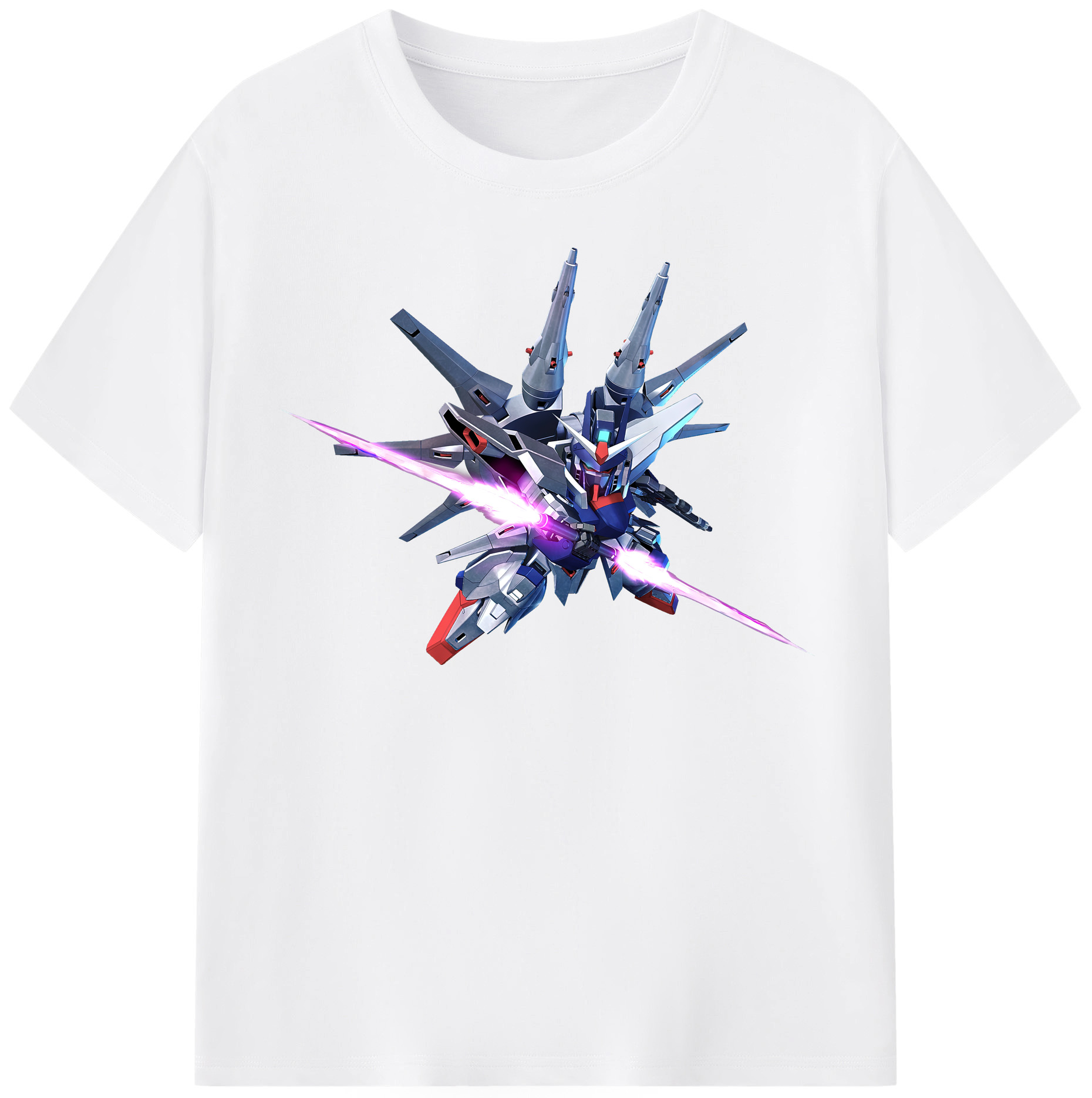 （画像用） 機動戦士ガンダム Mobile Suit Gundam 綿100％半袖Tシャツ（フロントプリント）