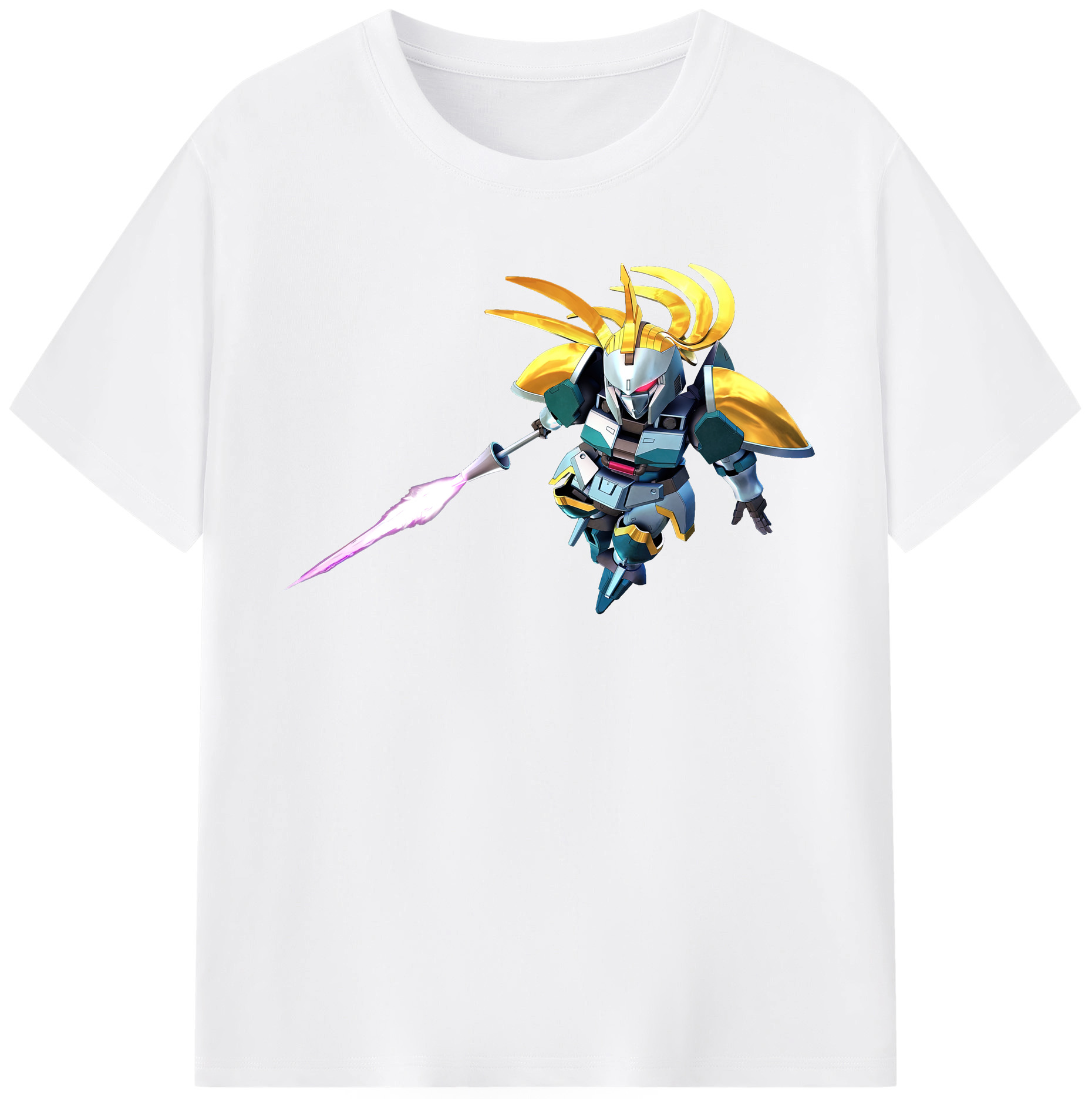 （画像用） 機動戦士ガンダム Mobile Suit Gundam 綿100％半袖Tシャツ（フロントプリント）