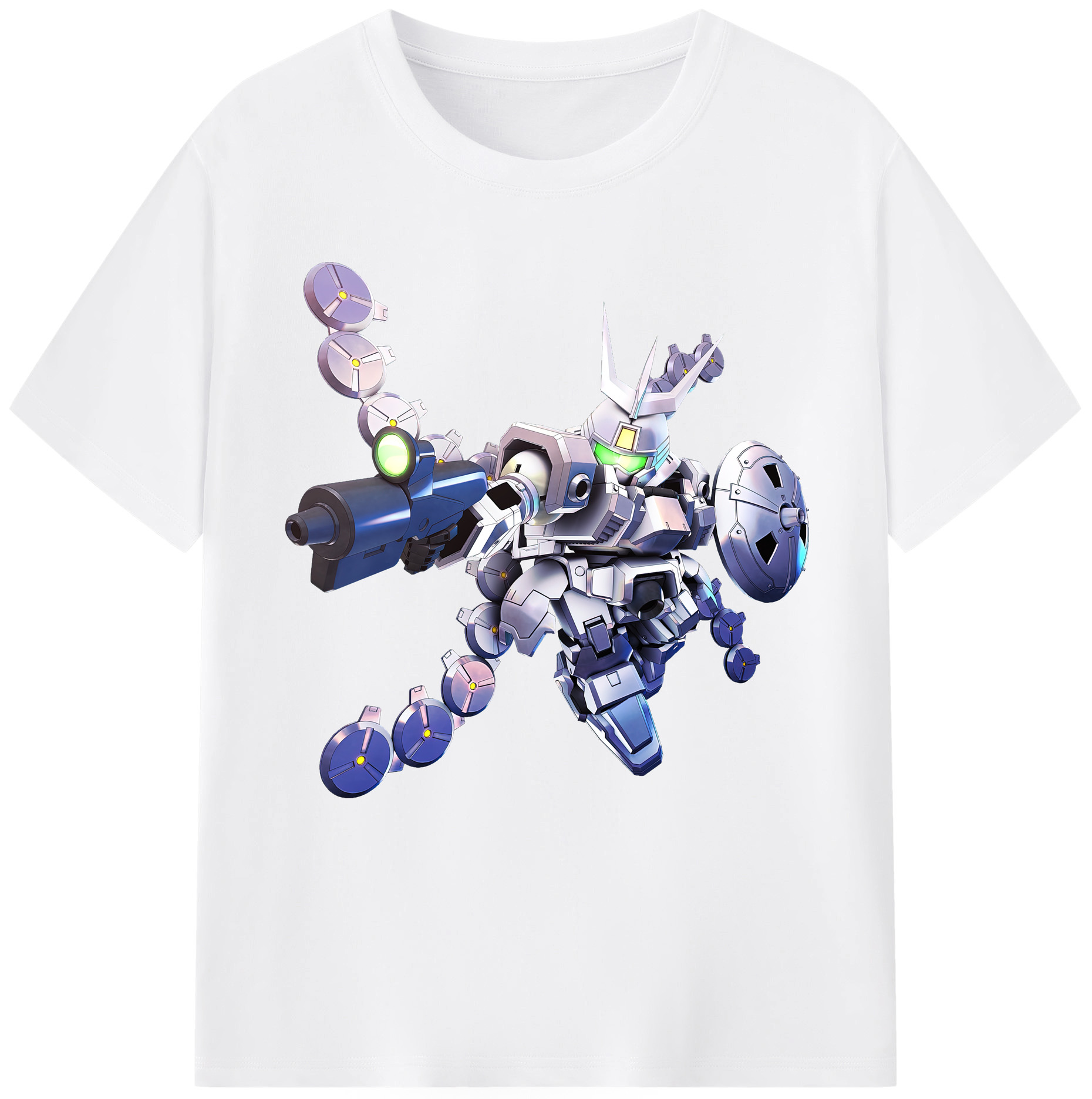 （画像用） 機動戦士ガンダム Mobile Suit Gundam 綿100％半袖Tシャツ（フロントプリント）