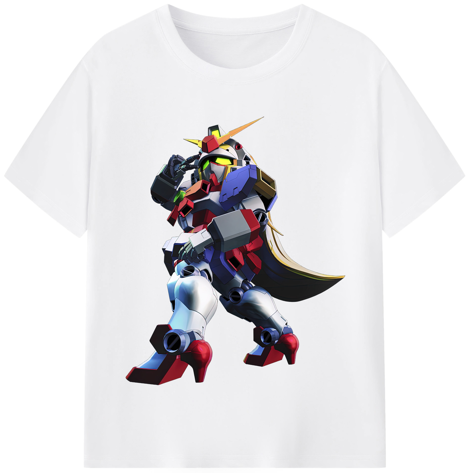 （画像用） 機動戦士ガンダム Mobile Suit Gundam 綿100％半袖Tシャツ（フロントプリント）