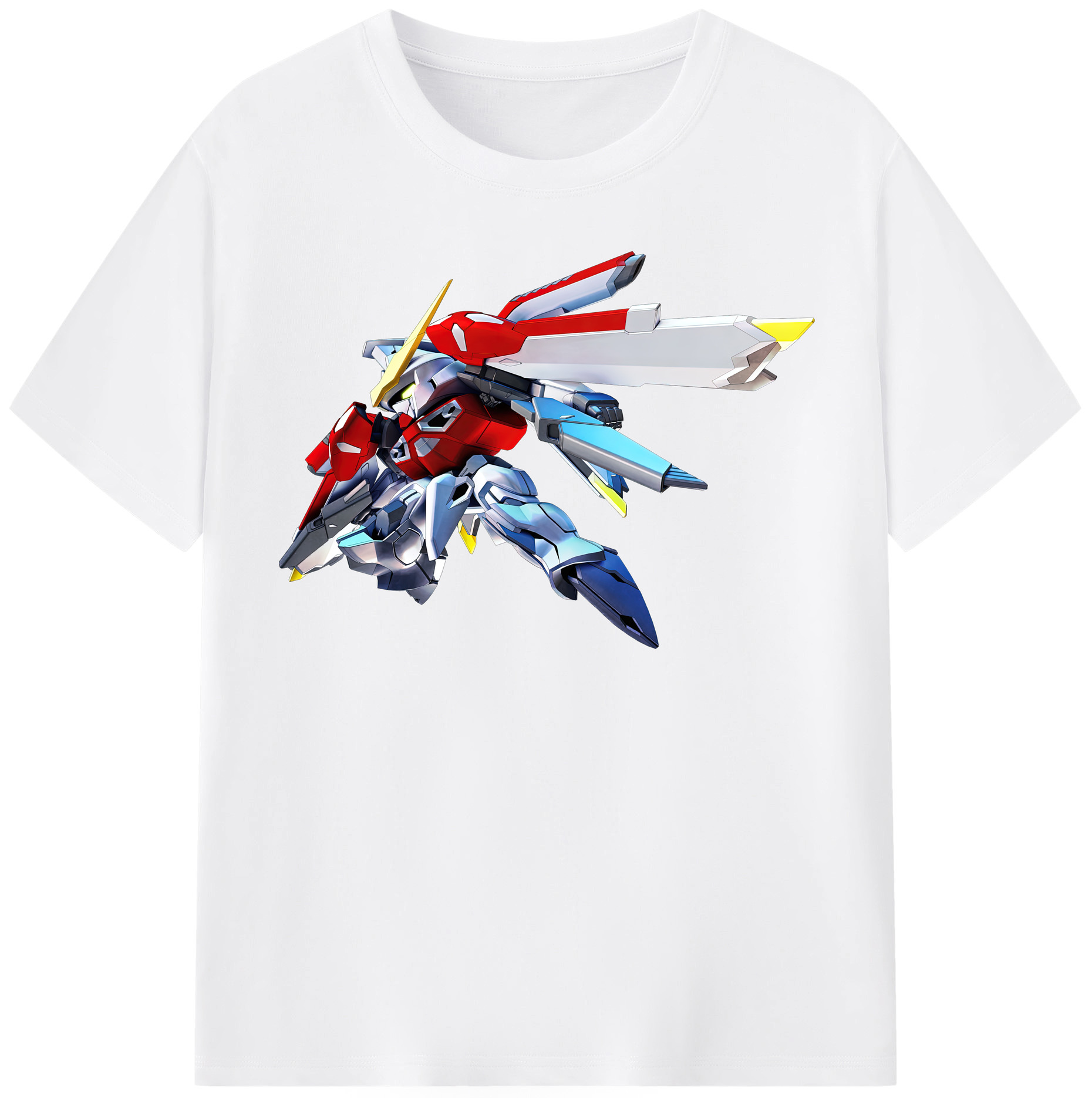（画像用） 機動戦士ガンダム Mobile Suit Gundam 綿100％半袖Tシャツ（フロントプリント）