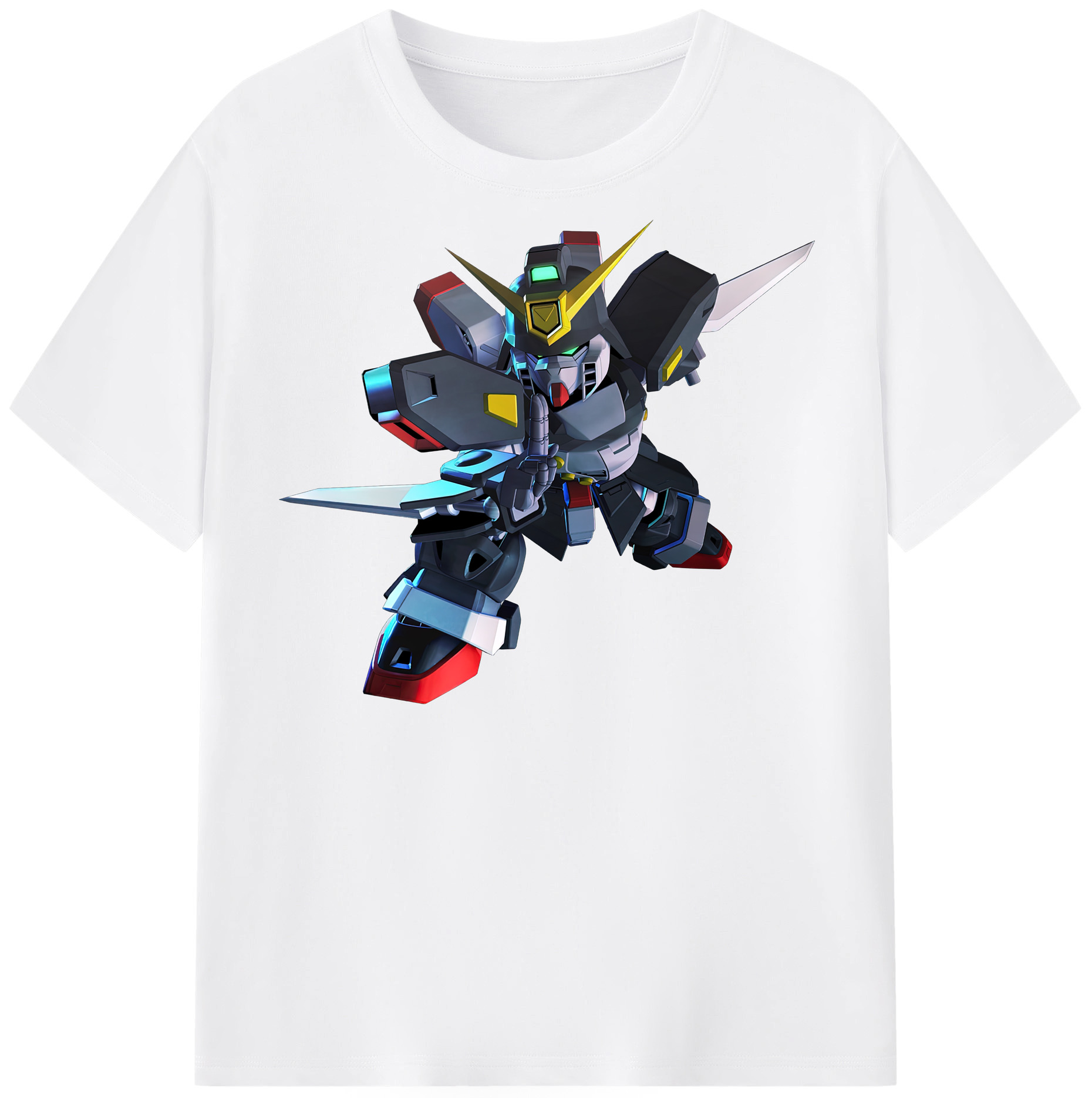 （画像用） 機動戦士ガンダム Mobile Suit Gundam 綿100％半袖Tシャツ（フロントプリント）
