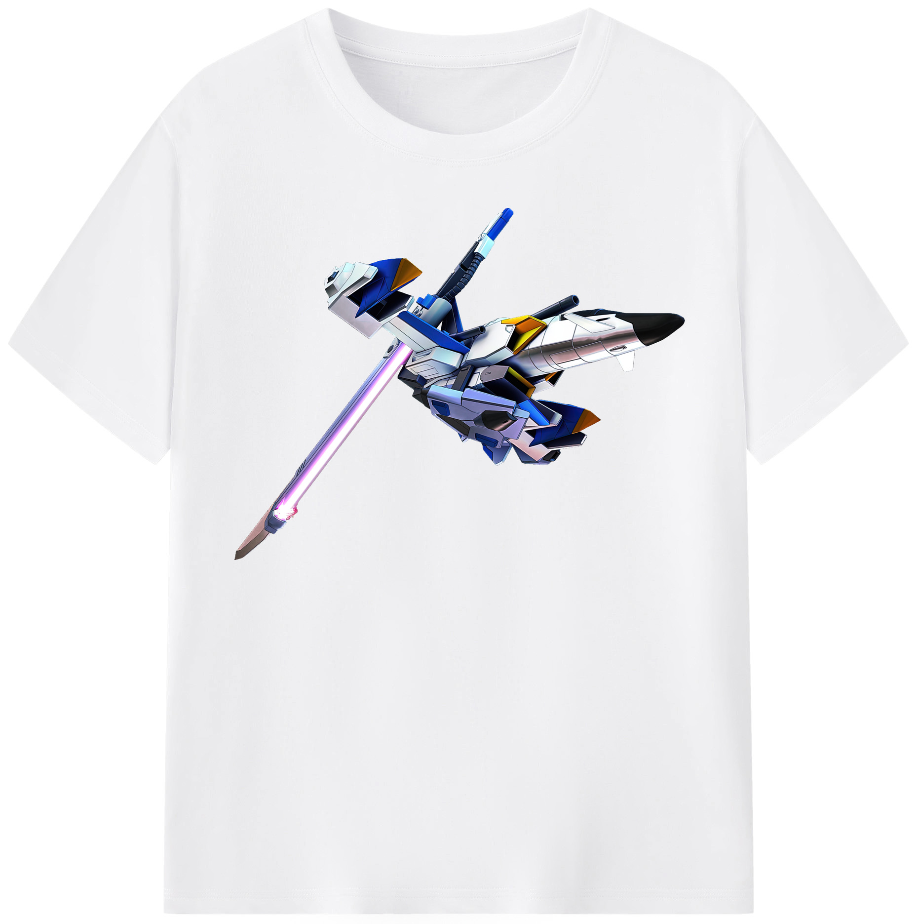 （画像用） 機動戦士ガンダム Mobile Suit Gundam 綿100％半袖Tシャツ（フロントプリント）