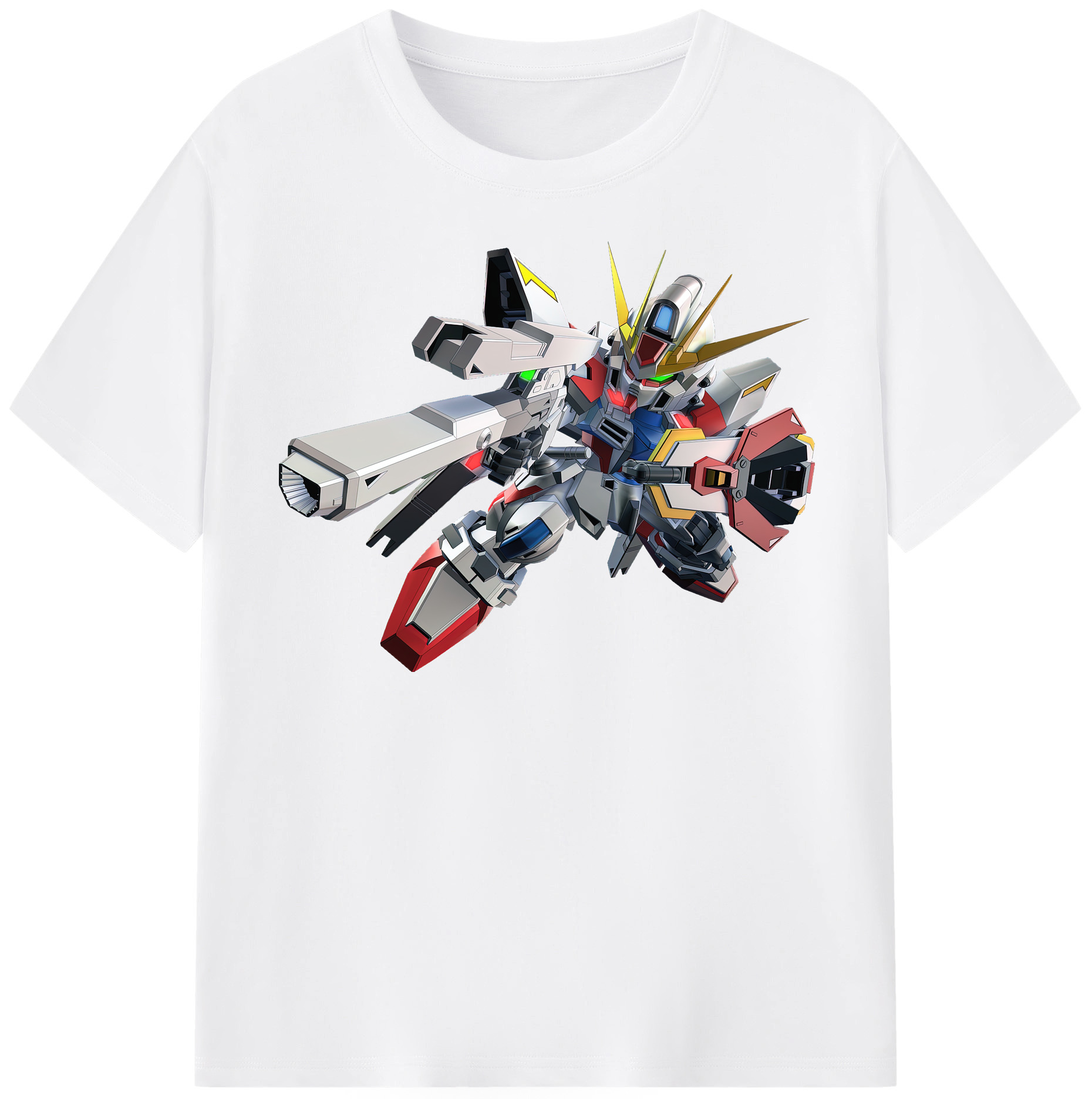 （画像用） 機動戦士ガンダム Mobile Suit Gundam 綿100％半袖Tシャツ（フロントプリント）
