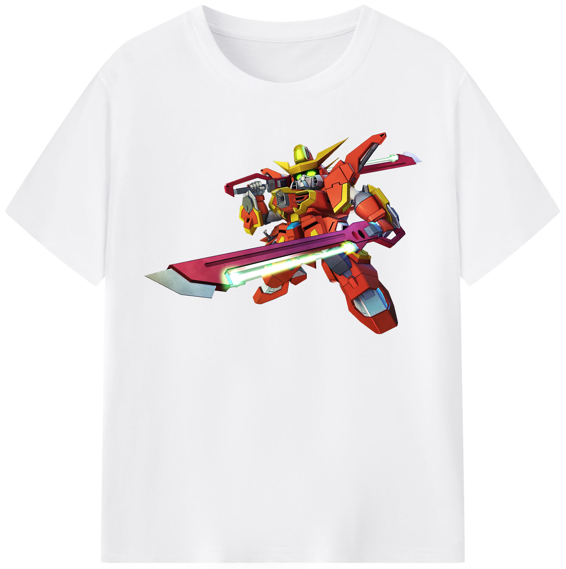 （画像用） 機動戦士ガンダム Mobile Suit Gundam 綿100％半袖Tシャツ（フロントプリント）