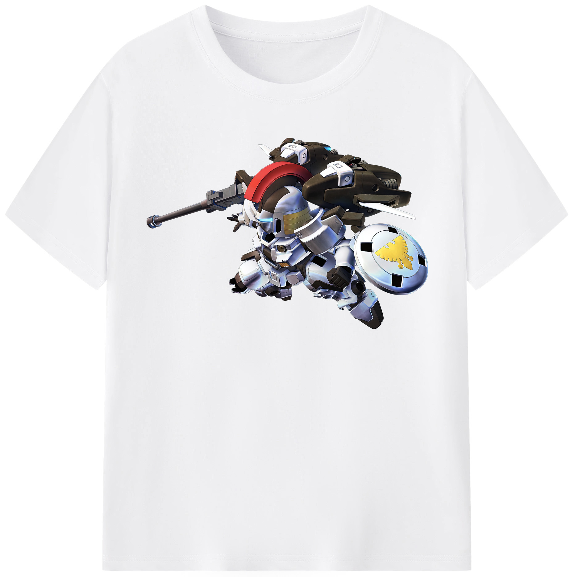 （画像用） 機動戦士ガンダム Mobile Suit Gundam 綿100％半袖Tシャツ（フロントプリント）