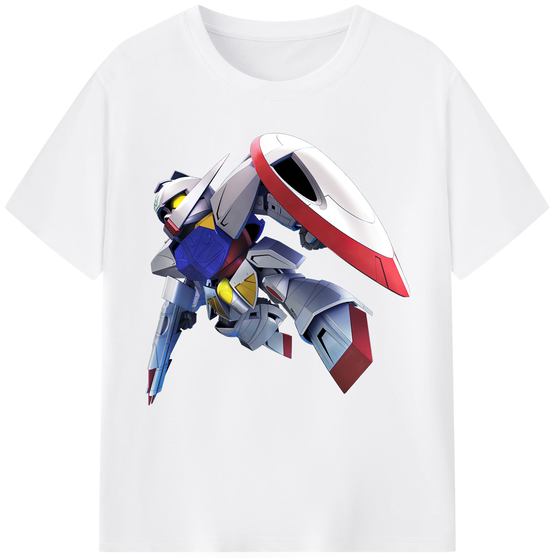 （画像用） 機動戦士ガンダム Mobile Suit Gundam 綿100％半袖Tシャツ（フロントプリント）