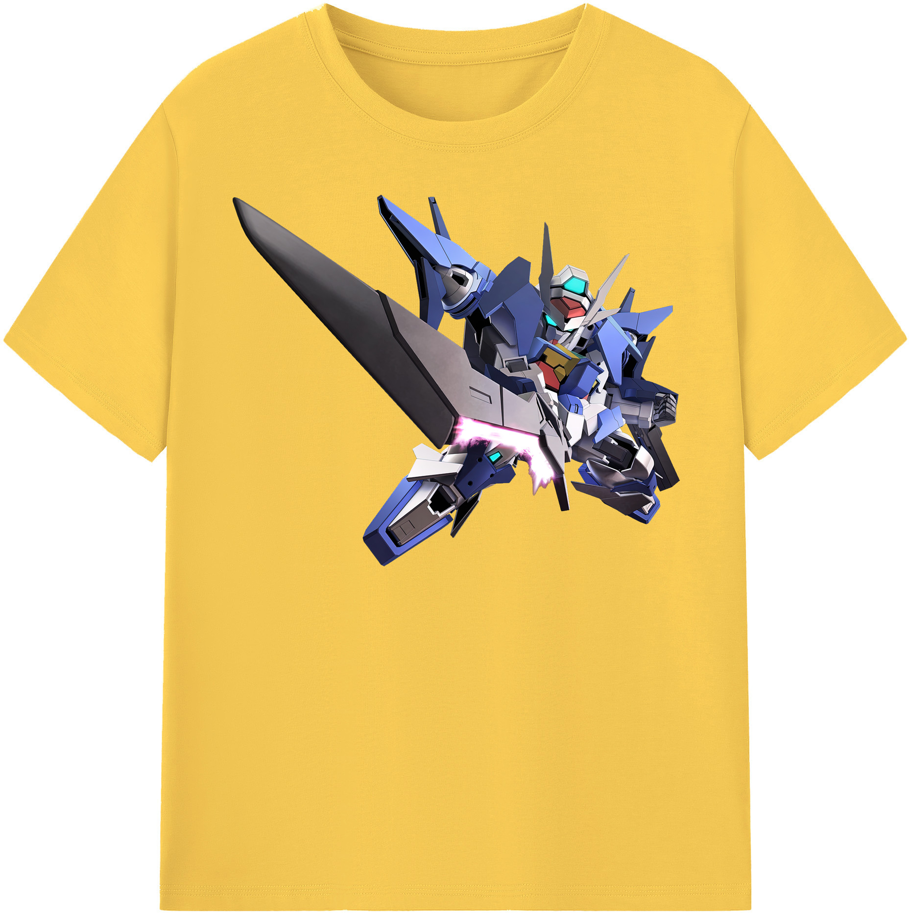 （画像用） 機動戦士ガンダム Mobile Suit Gundam 綿100％半袖Tシャツ（フロントプリント）