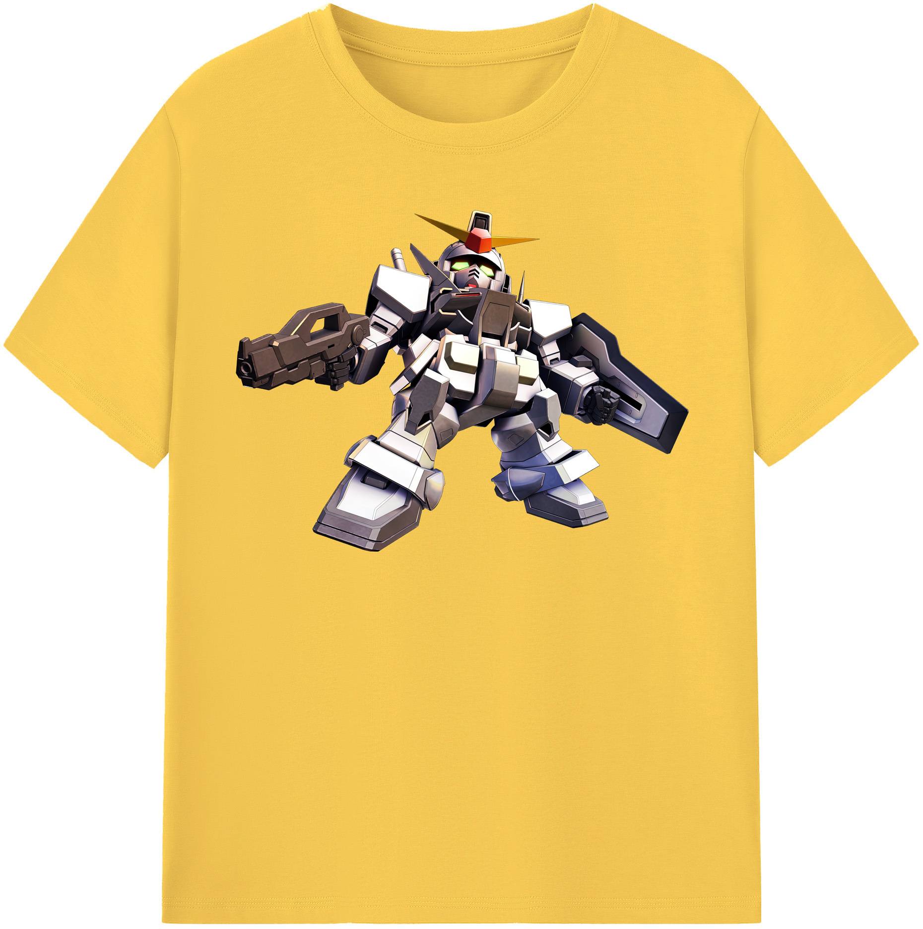 （画像用） 機動戦士ガンダム Mobile Suit Gundam 綿100％半袖Tシャツ（フロントプリント）