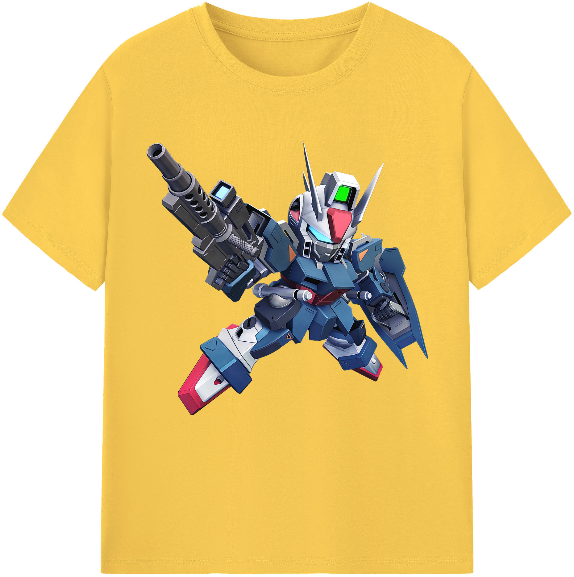 （画像用） 機動戦士ガンダム Mobile Suit Gundam 綿100％半袖Tシャツ（フロントプリント）