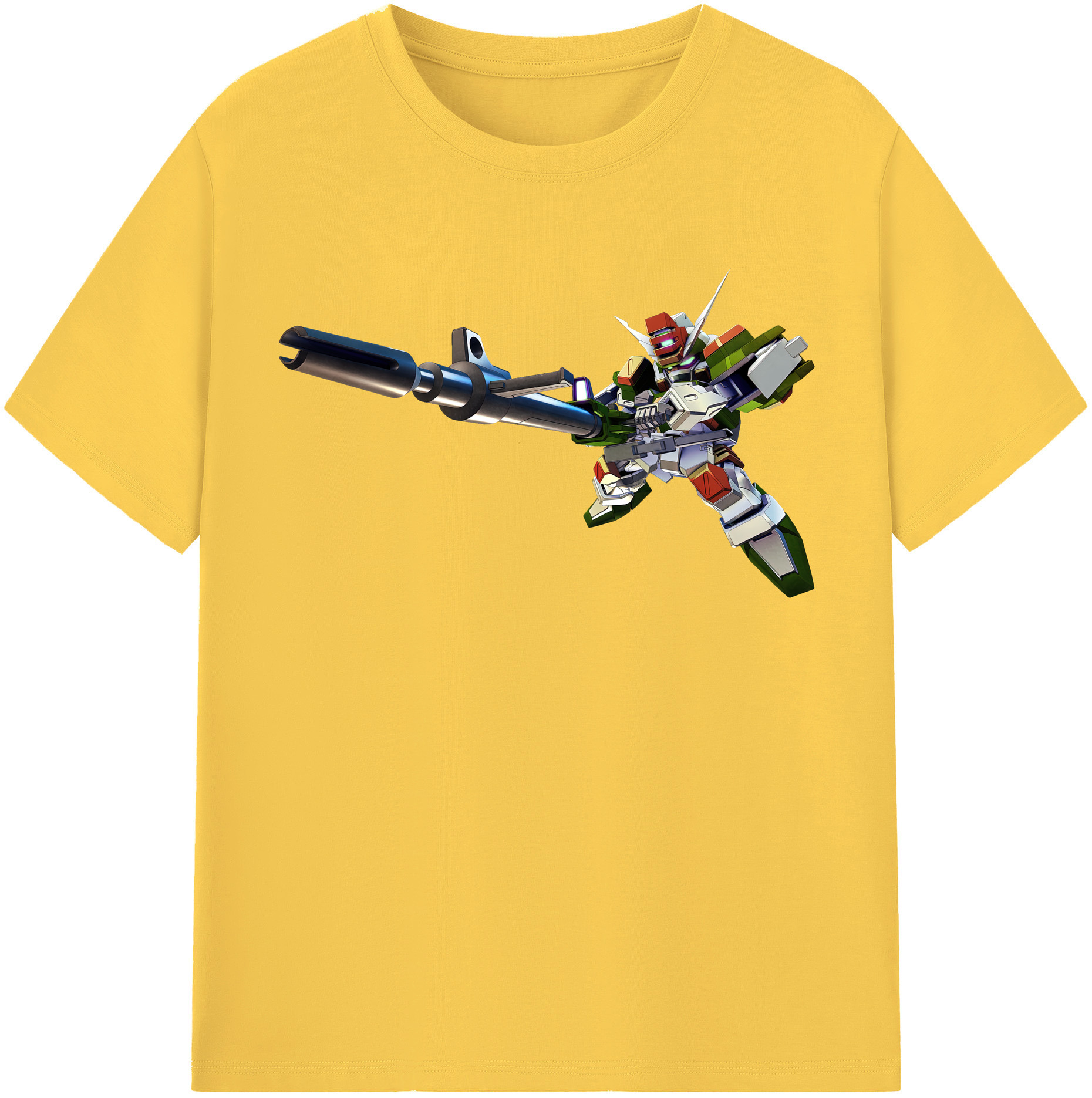 （画像用） 機動戦士ガンダム Mobile Suit Gundam 綿100％半袖Tシャツ（フロントプリント）