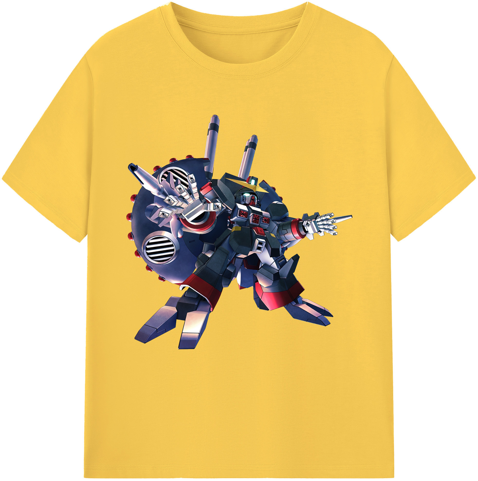 （画像用） 機動戦士ガンダム Mobile Suit Gundam 綿100％半袖Tシャツ（フロントプリント）
