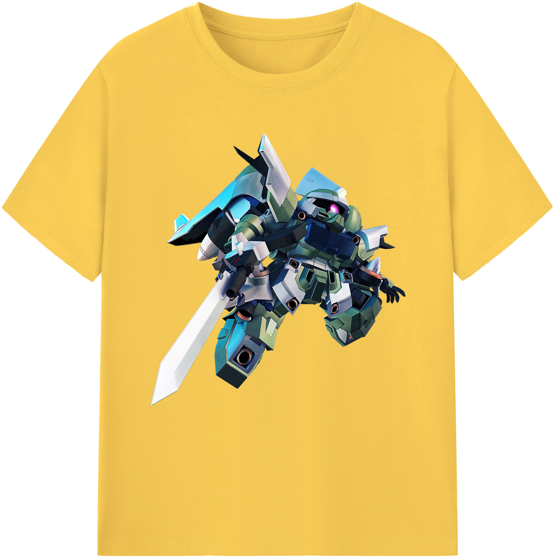 （画像用） 機動戦士ガンダム Mobile Suit Gundam 綿100％半袖Tシャツ（フロントプリント）
