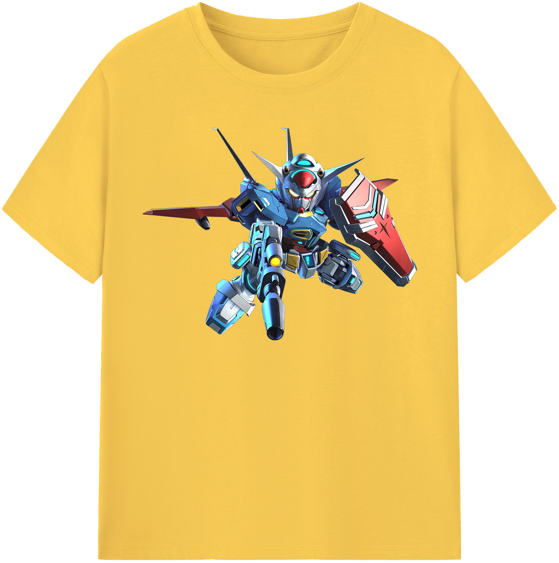 （画像用） 機動戦士ガンダム Mobile Suit Gundam 綿100％半袖Tシャツ（フロントプリント）