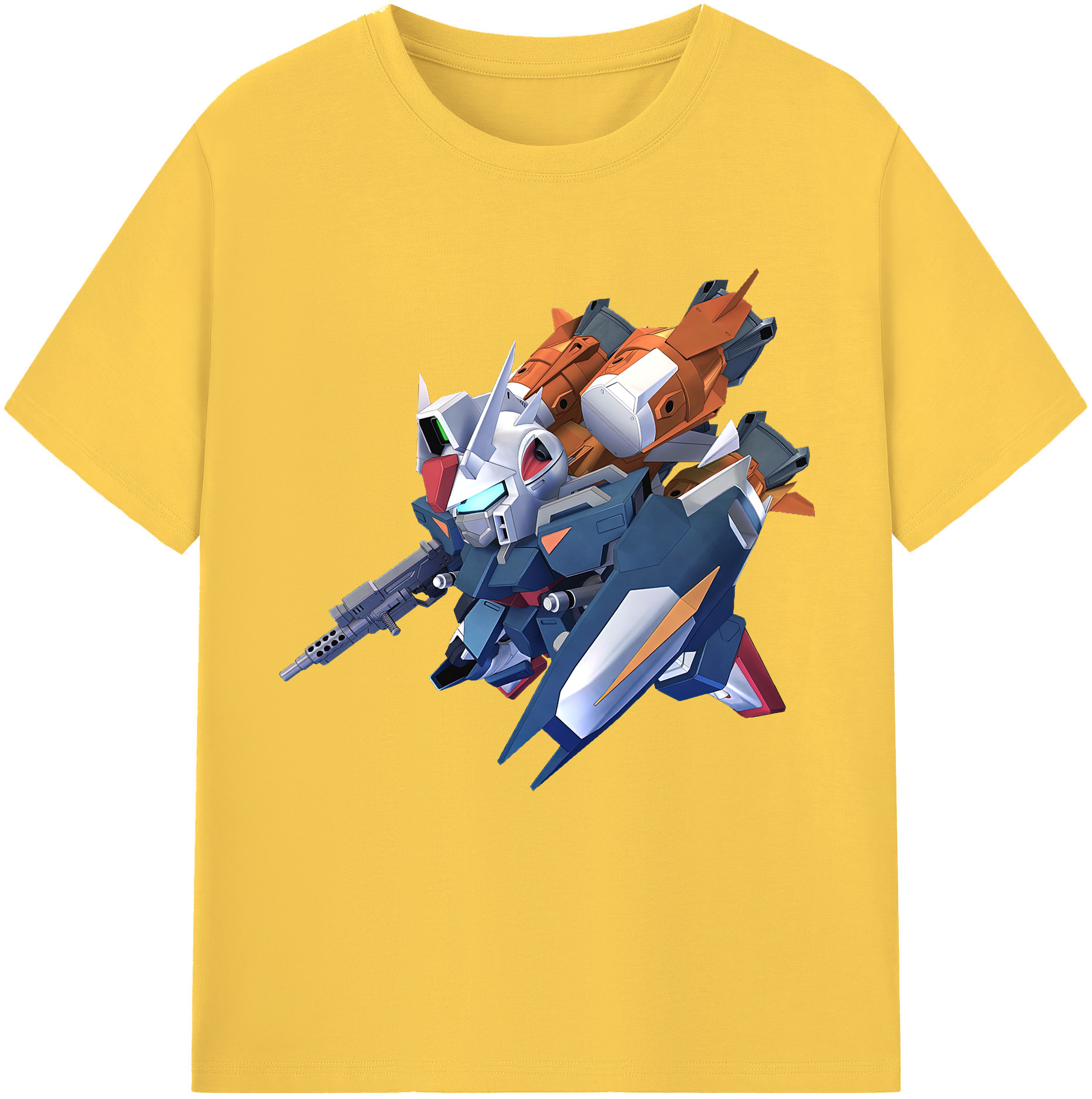 （画像用） 機動戦士ガンダム Mobile Suit Gundam 綿100％半袖Tシャツ（フロントプリント）