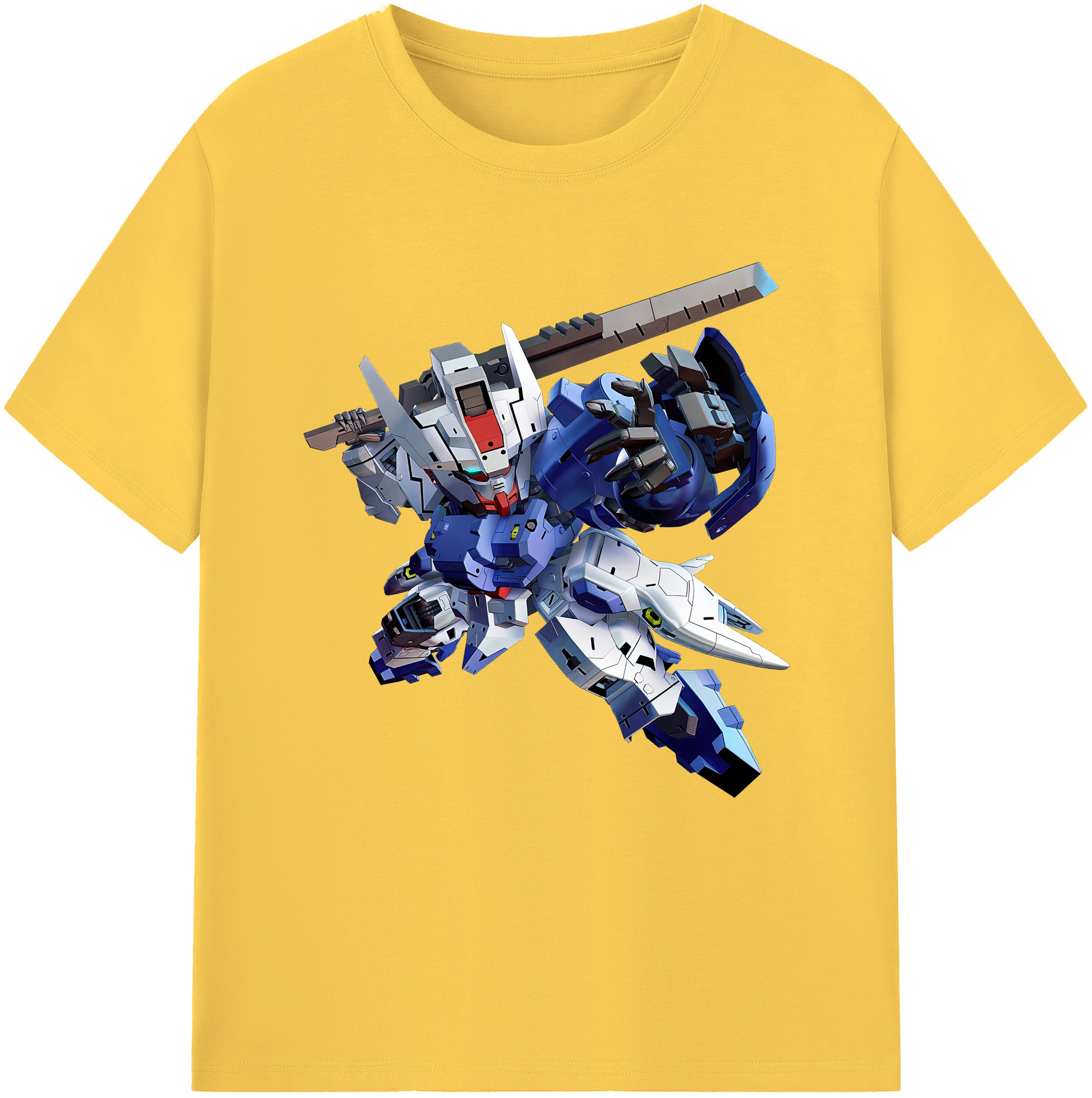 （画像用） 機動戦士ガンダム Mobile Suit Gundam 綿100％半袖Tシャツ（フロントプリント）