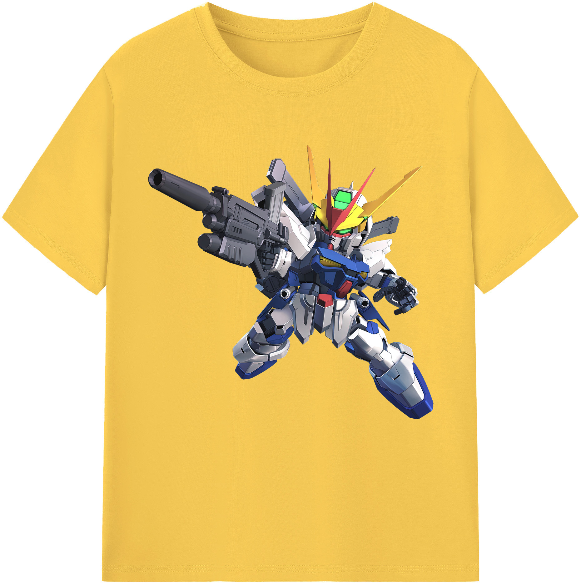 （画像用） 機動戦士ガンダム Mobile Suit Gundam 綿100％半袖Tシャツ（フロントプリント）