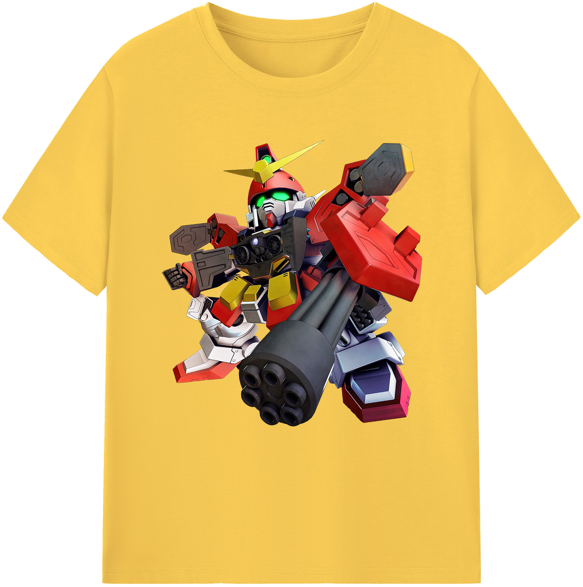 （画像用） 機動戦士ガンダム Mobile Suit Gundam 綿100％半袖Tシャツ（フロントプリント）