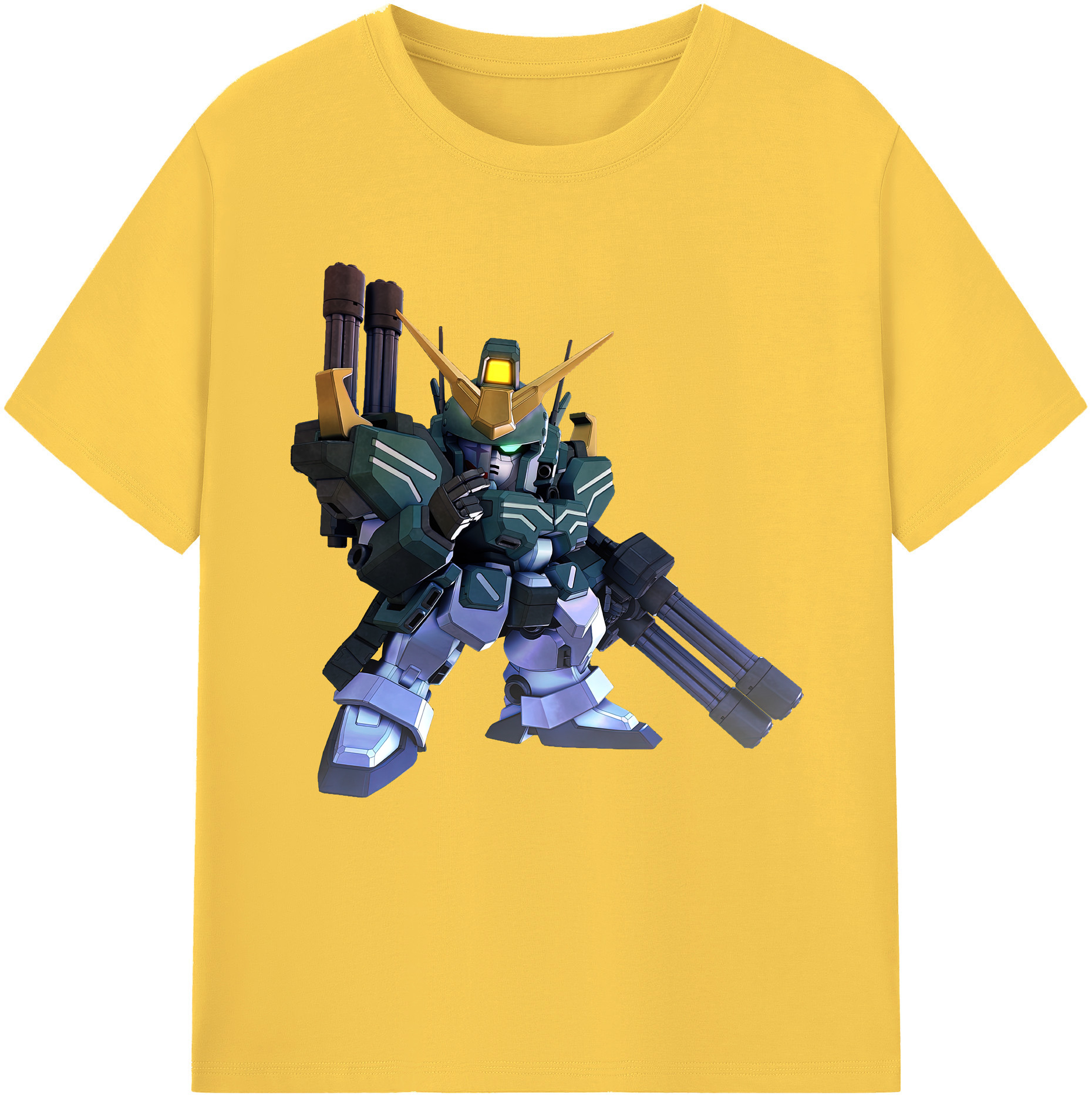 （画像用） 機動戦士ガンダム Mobile Suit Gundam 綿100％半袖Tシャツ（フロントプリント）