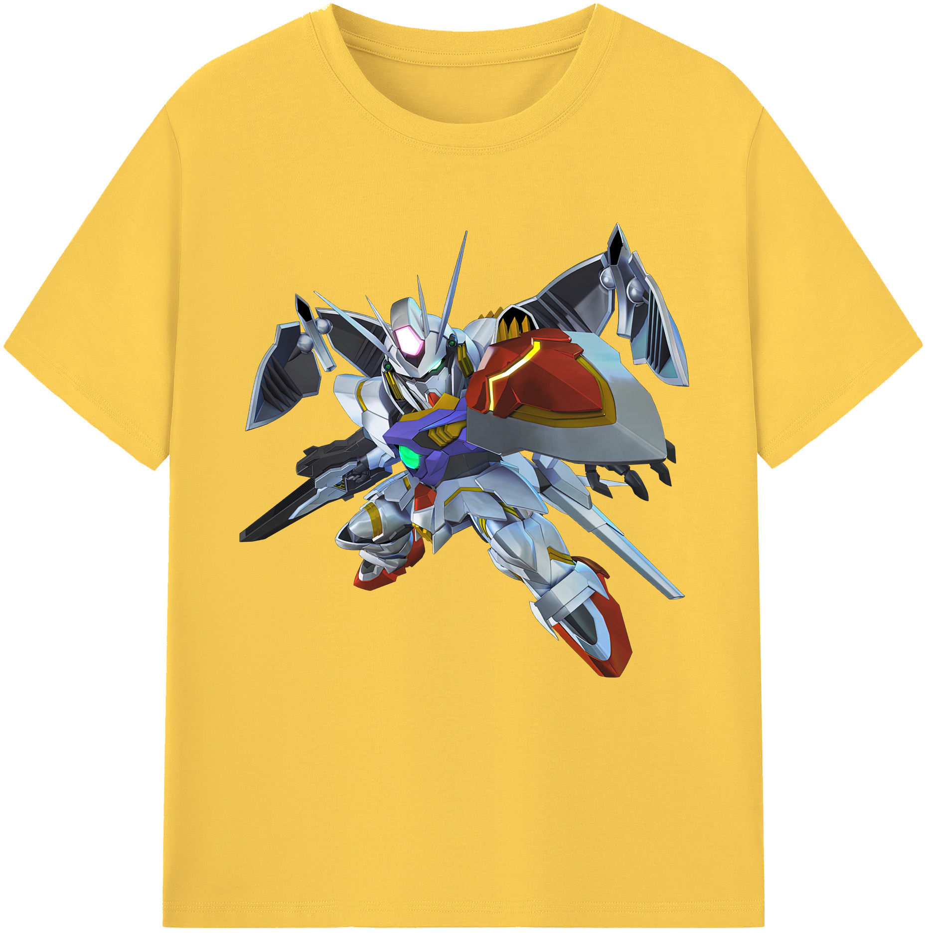 （画像用） 機動戦士ガンダム Mobile Suit Gundam 綿100％半袖Tシャツ（フロントプリント）