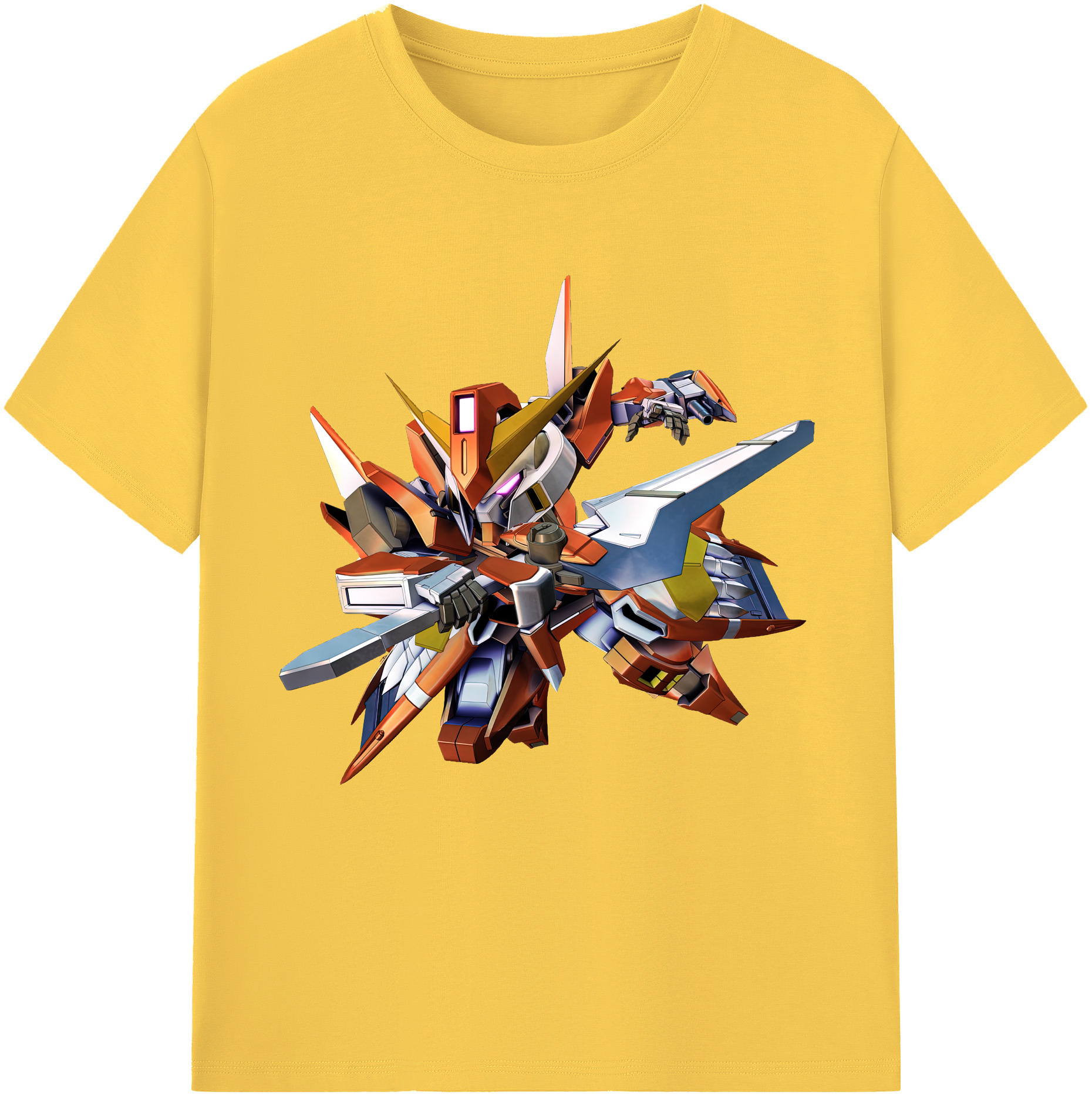 （画像用） 機動戦士ガンダム Mobile Suit Gundam 綿100％半袖Tシャツ（フロントプリント）