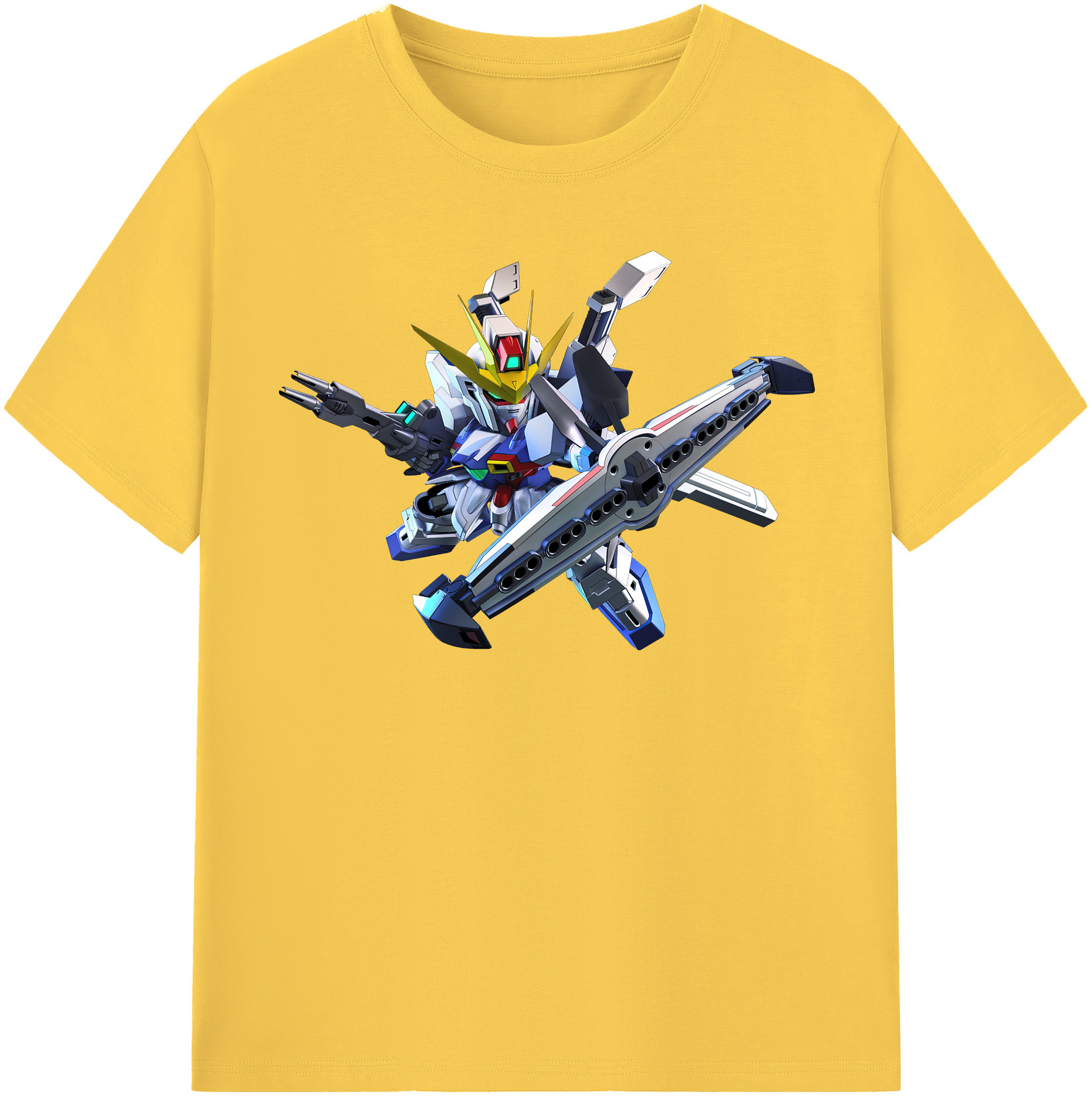 （画像用） 機動戦士ガンダム Mobile Suit Gundam 綿100％半袖Tシャツ（フロントプリント）