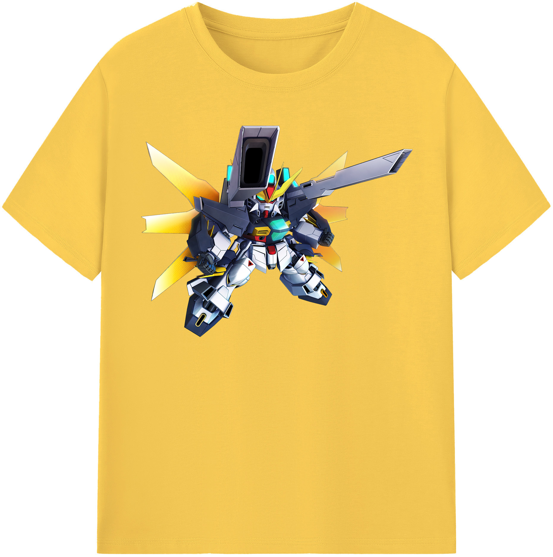 （画像用） 機動戦士ガンダム Mobile Suit Gundam 綿100％半袖Tシャツ（フロントプリント）
