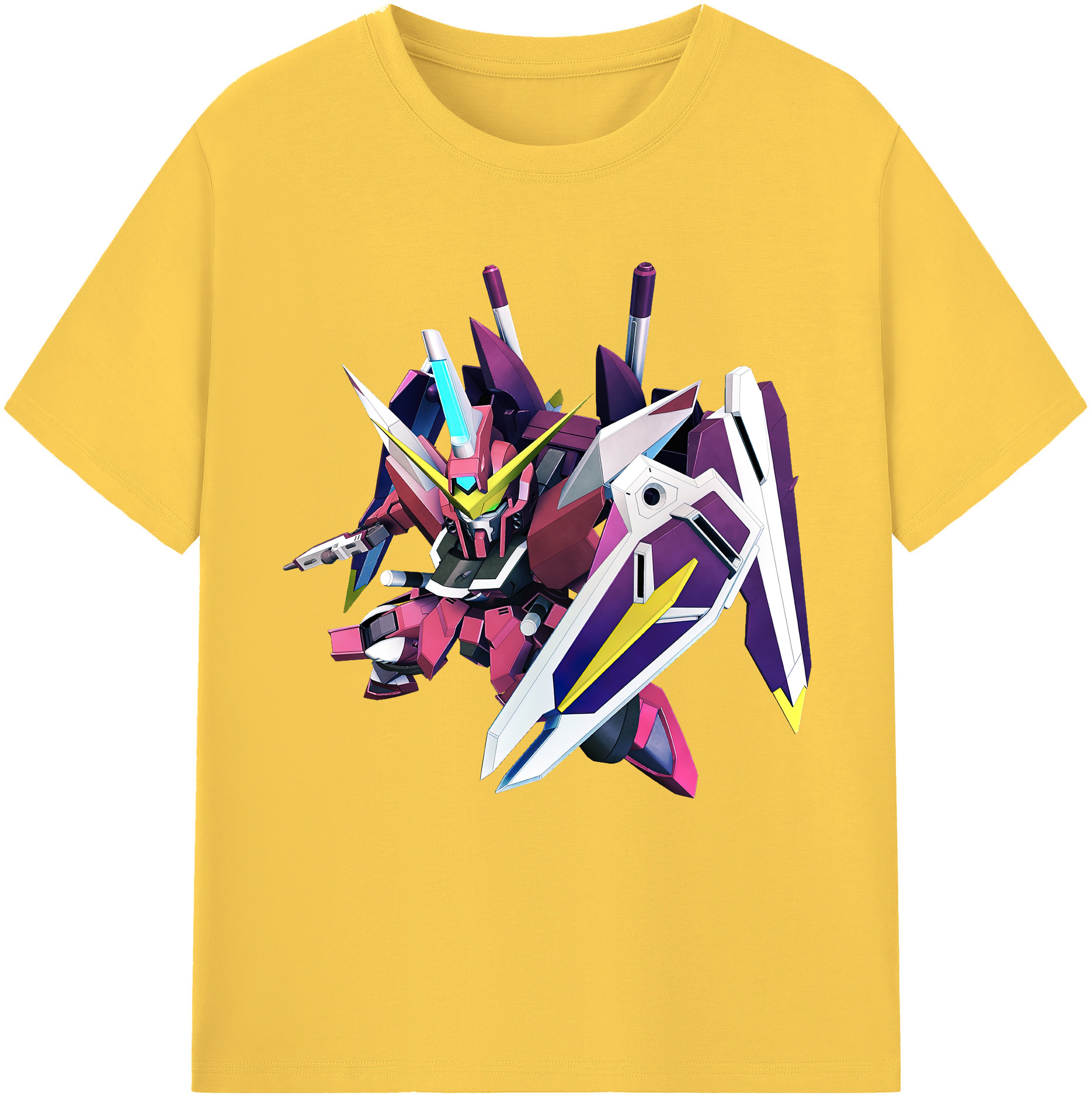 （画像用） 機動戦士ガンダム Mobile Suit Gundam 綿100％半袖Tシャツ（フロントプリント）