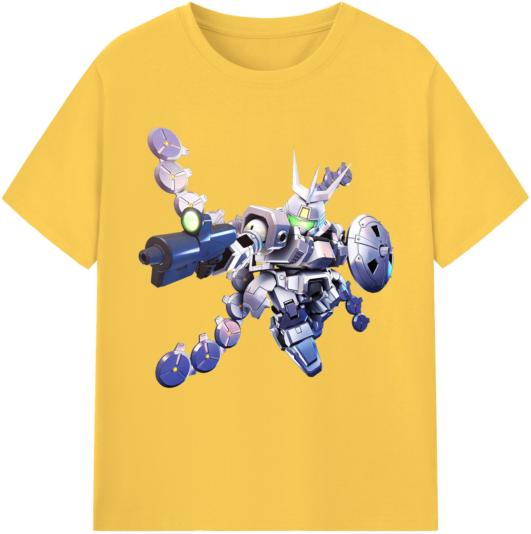 （画像用） 機動戦士ガンダム Mobile Suit Gundam 綿100％半袖Tシャツ（フロントプリント）
