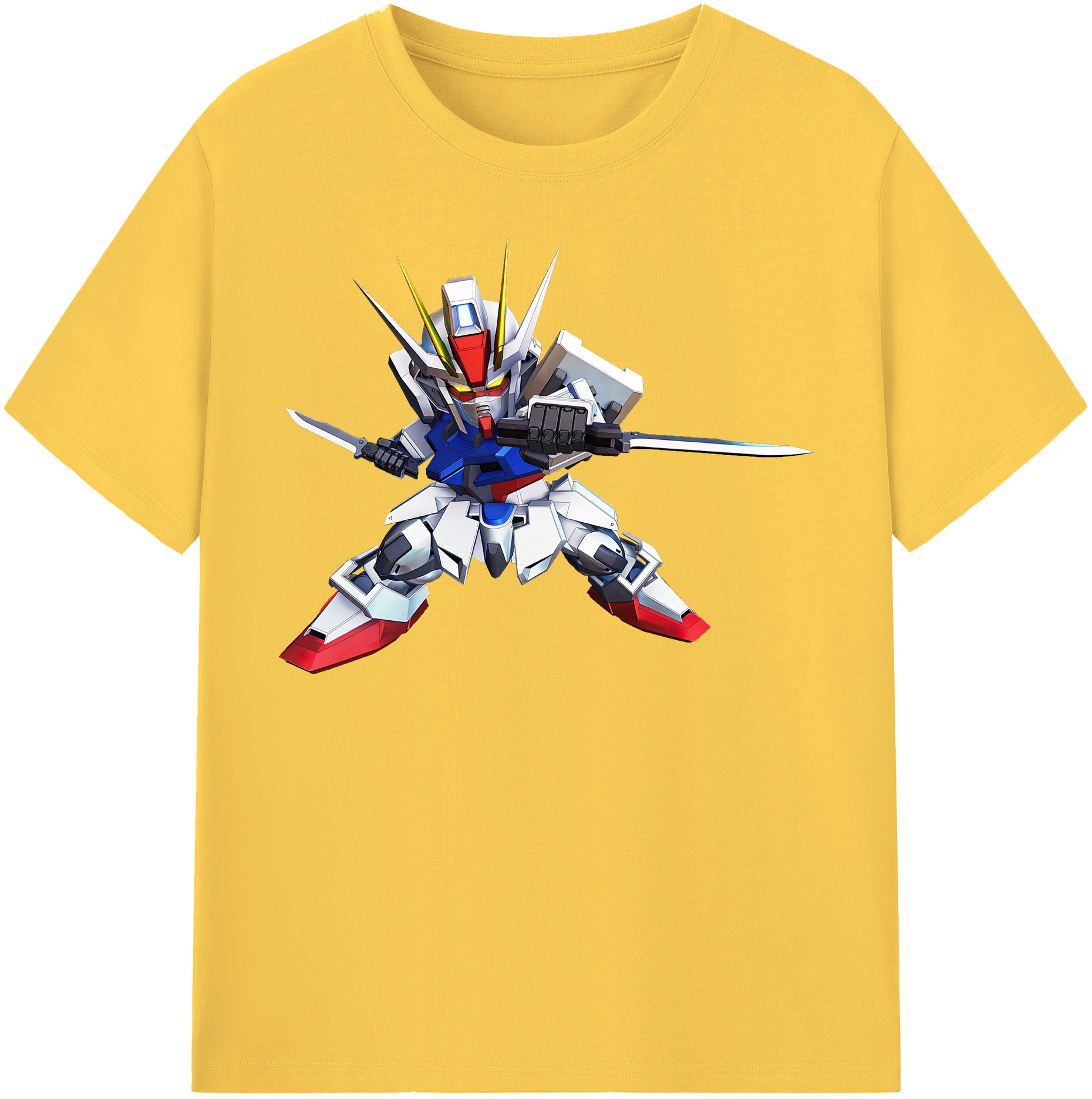 （画像用） 機動戦士ガンダム Mobile Suit Gundam 綿100％半袖Tシャツ（フロントプリント）