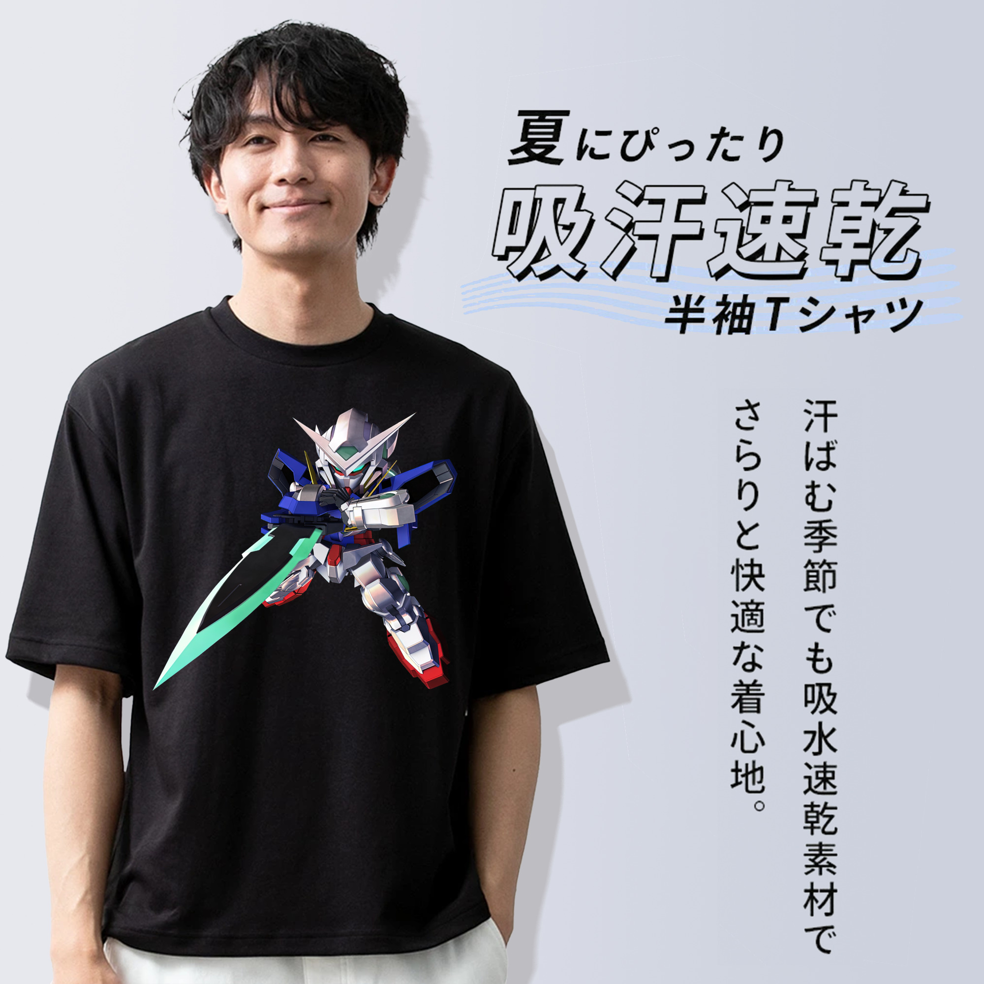機動戦士ガンダム Mobile Suit Gundam 綿100％半袖Tシャツ（フロントプリント）