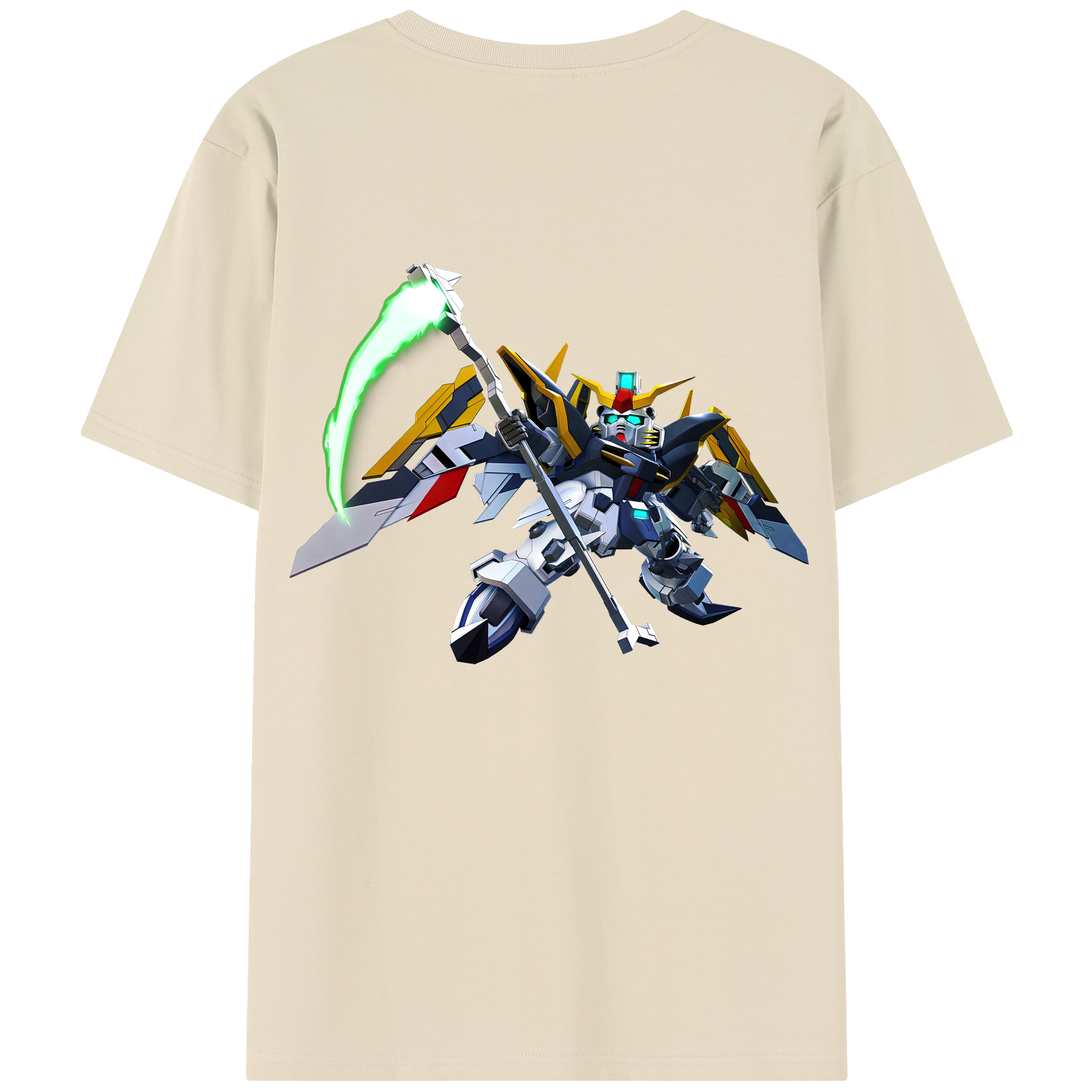 （画像用） 機動戦士ガンダム Mobile Suit Gundam 綿100％半袖Tシャツ（背面プリント）