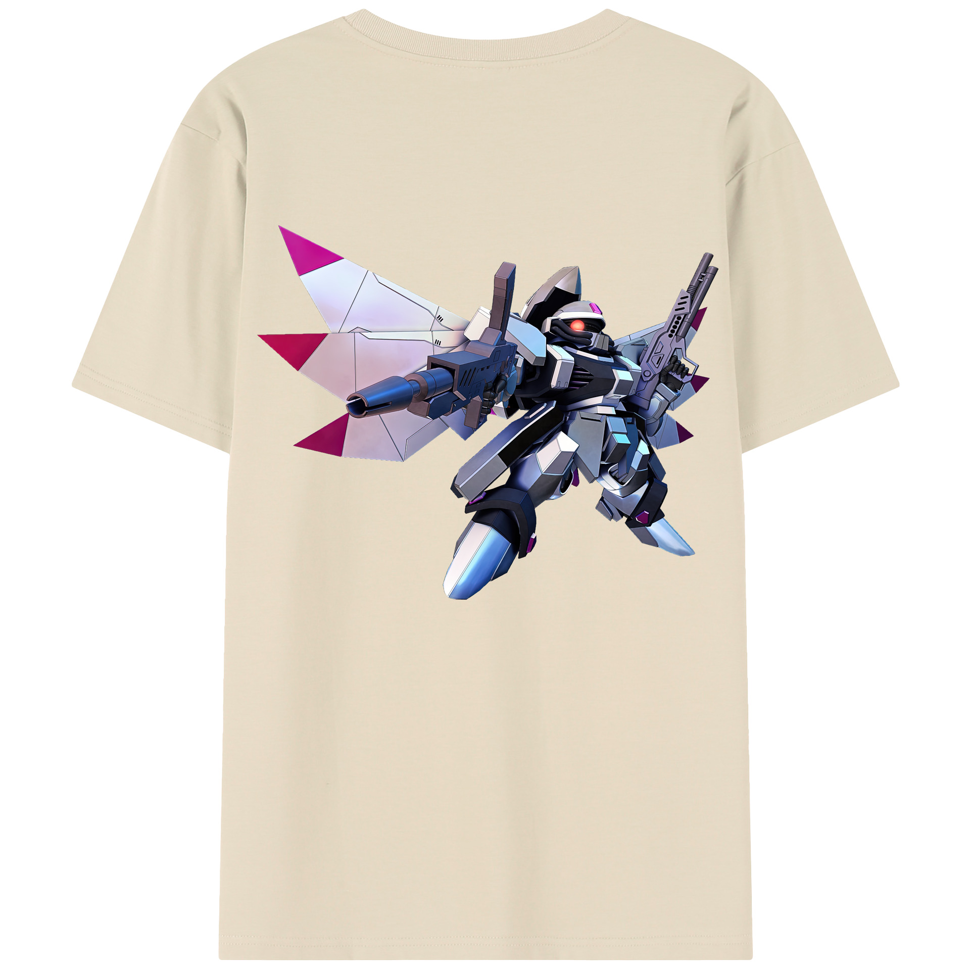 （画像用） 機動戦士ガンダム Mobile Suit Gundam 綿100％半袖Tシャツ（背面プリント）