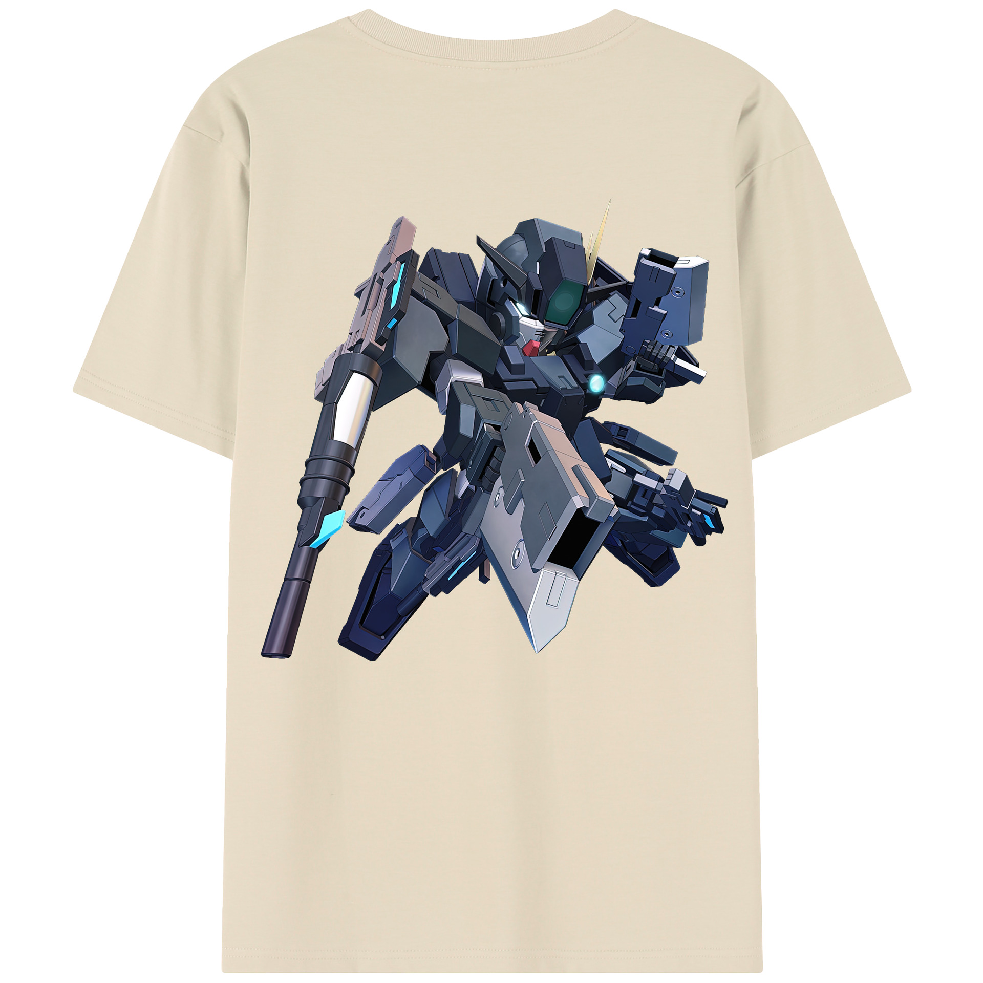 （画像用） 機動戦士ガンダム Mobile Suit Gundam 綿100％半袖Tシャツ（背面プリント）