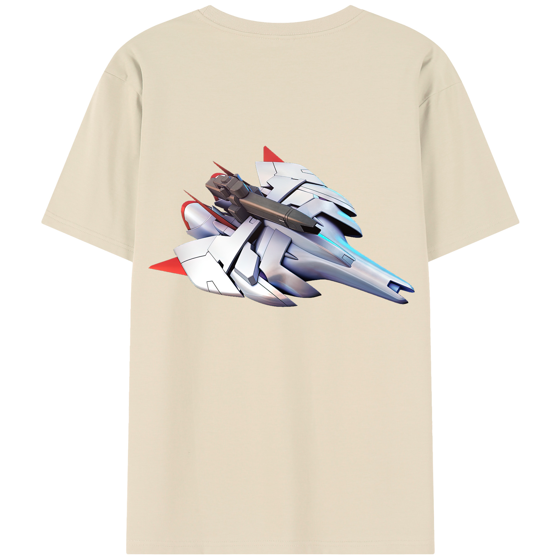 （画像用） 機動戦士ガンダム Mobile Suit Gundam 綿100％半袖Tシャツ（背面プリント）
