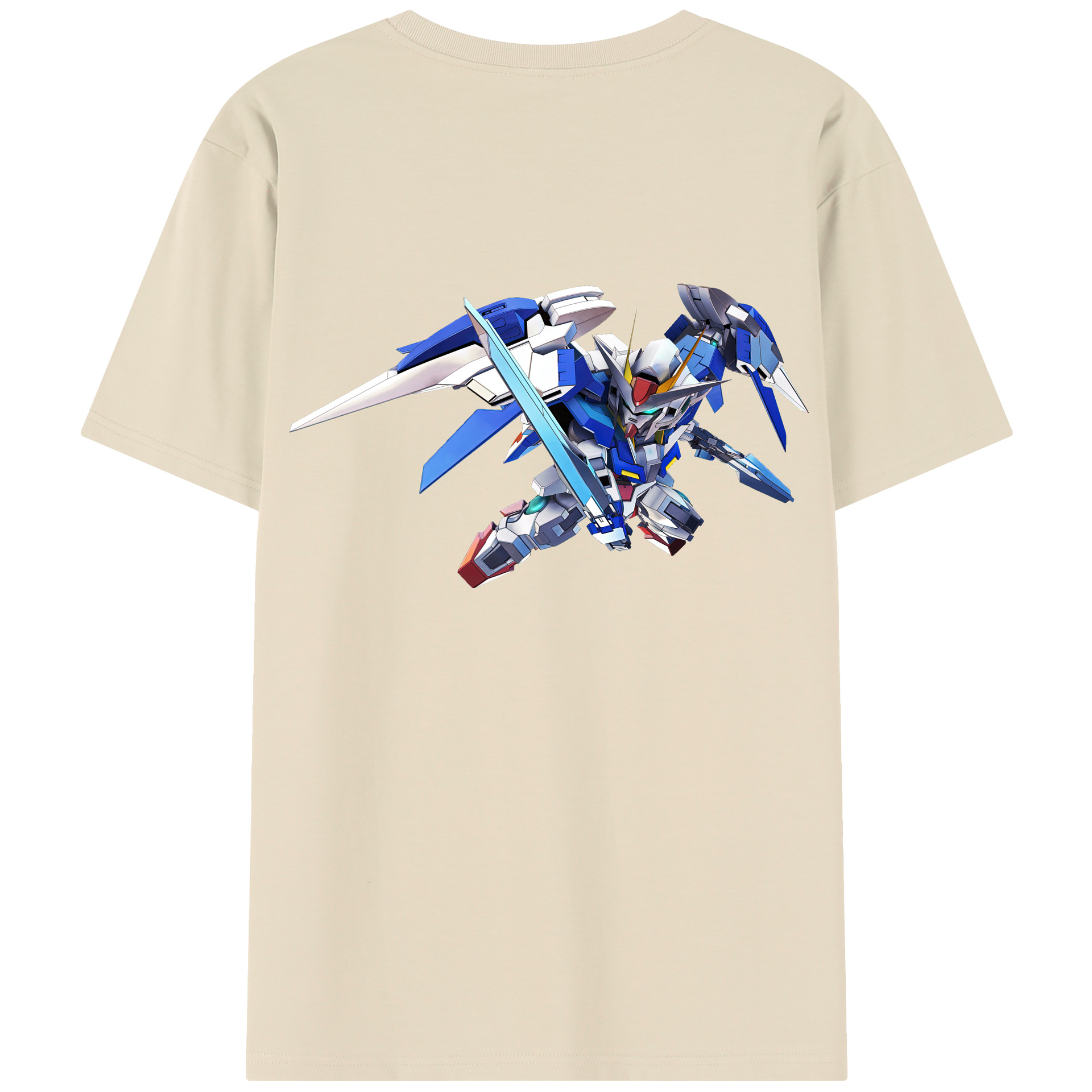 （画像用） 機動戦士ガンダム Mobile Suit Gundam 綿100％半袖Tシャツ（背面プリント）
