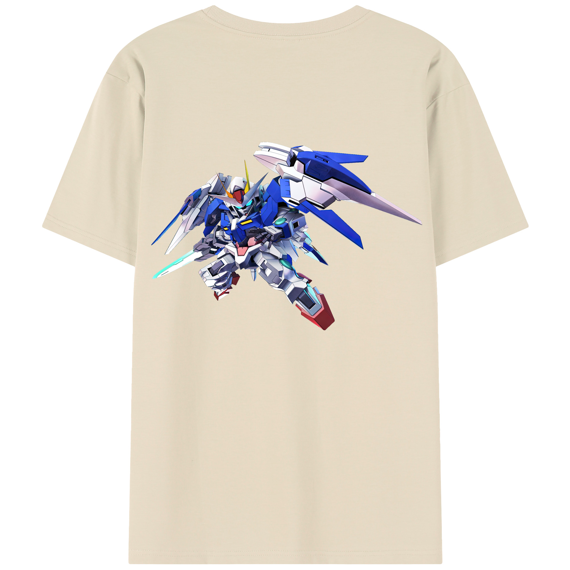 （画像用） 機動戦士ガンダム Mobile Suit Gundam 綿100％半袖Tシャツ（背面プリント）