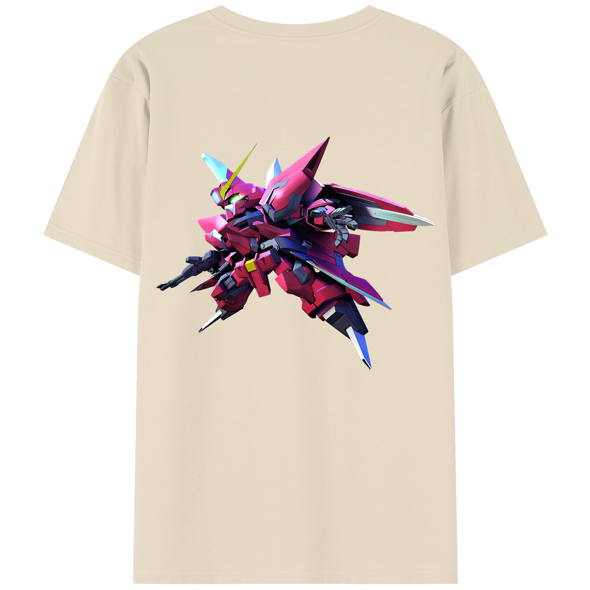 （画像用） 機動戦士ガンダム Mobile Suit Gundam 綿100％半袖Tシャツ（背面プリント）