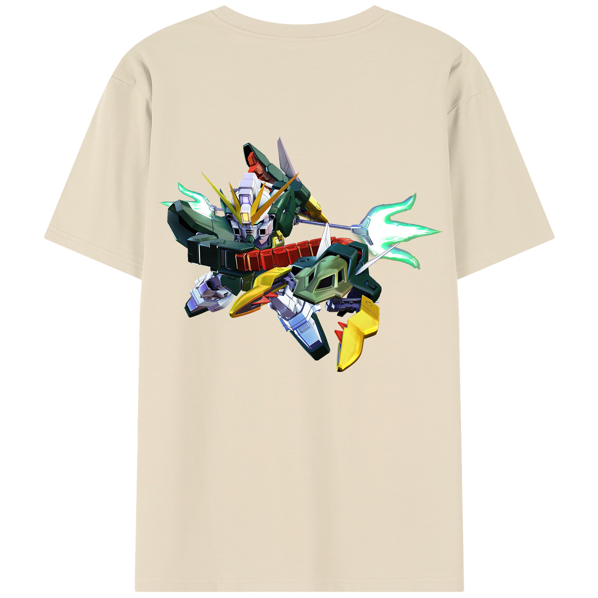 （画像用） 機動戦士ガンダム Mobile Suit Gundam 綿100％半袖Tシャツ（背面プリント）
