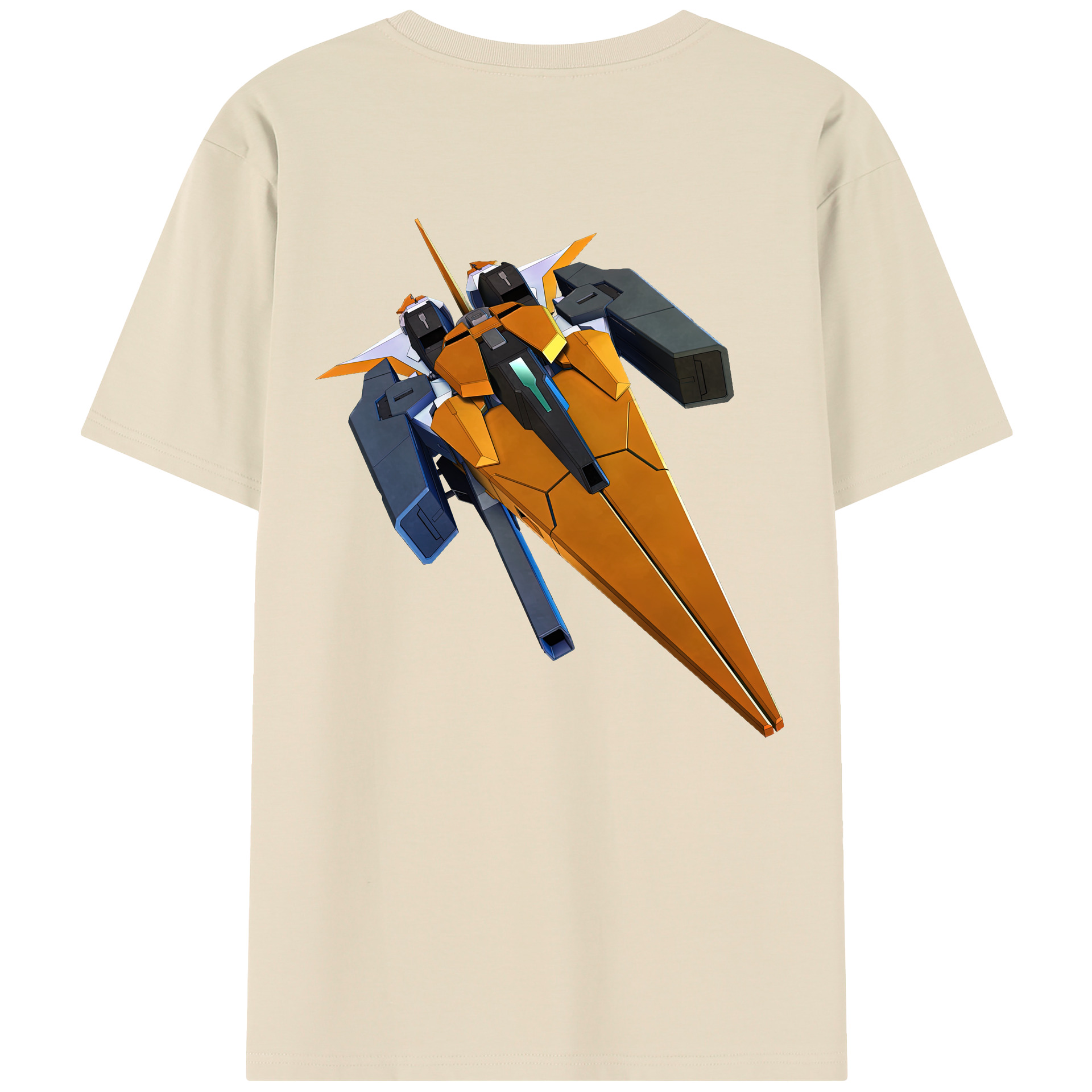 （画像用） 機動戦士ガンダム Mobile Suit Gundam 綿100％半袖Tシャツ（背面プリント）