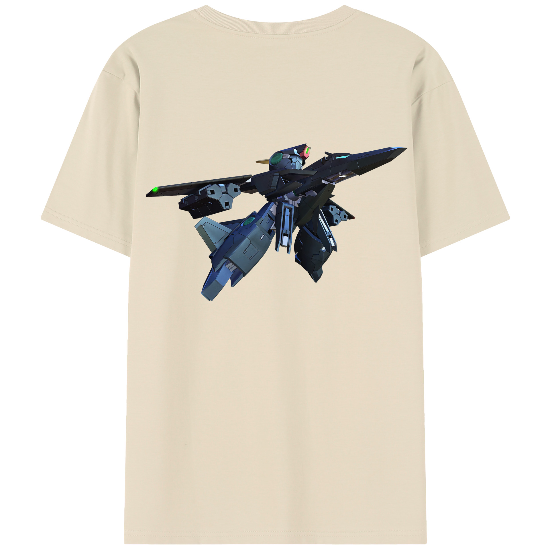 （画像用） 機動戦士ガンダム Mobile Suit Gundam 綿100％半袖Tシャツ（背面プリント）