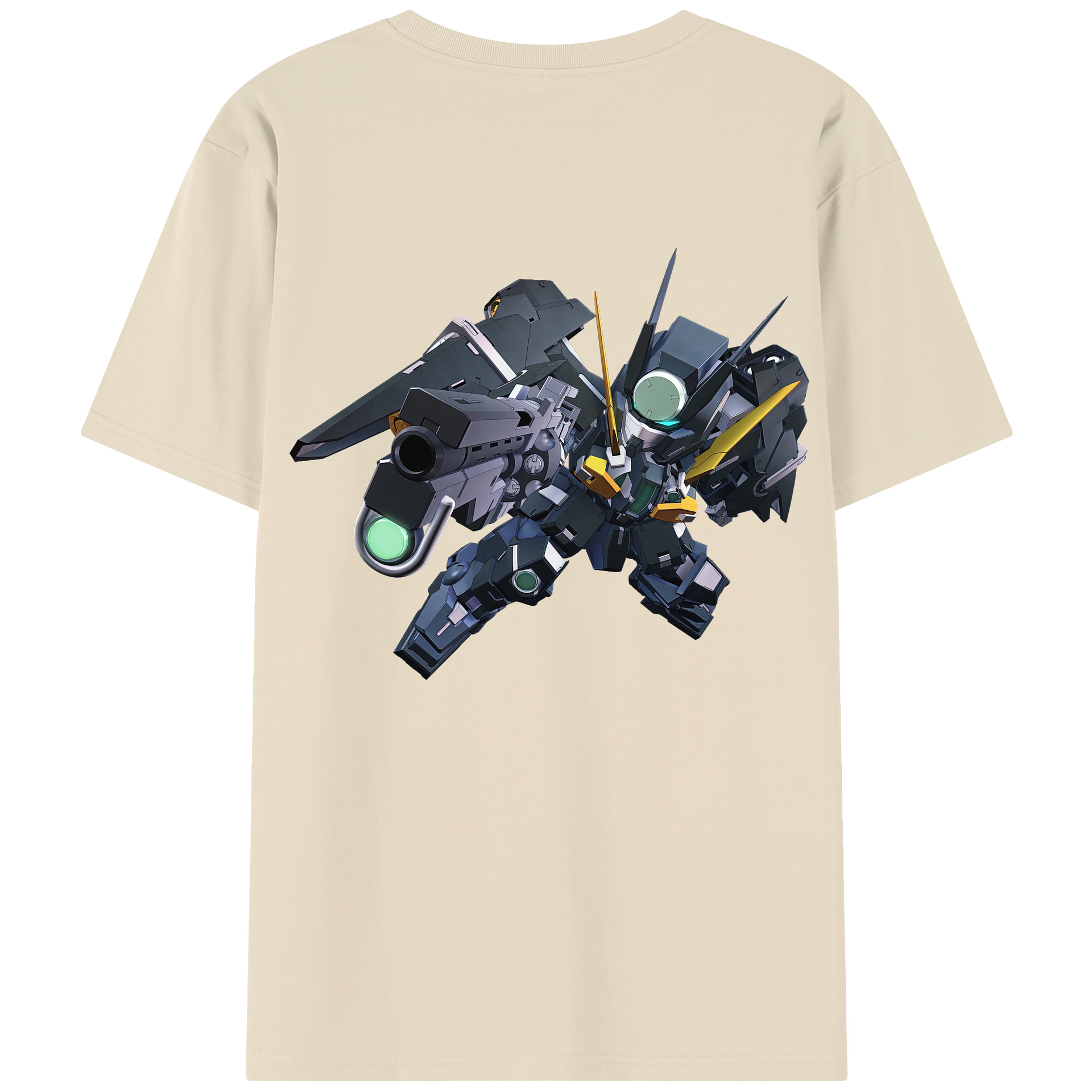 （画像用） 機動戦士ガンダム Mobile Suit Gundam 綿100％半袖Tシャツ（背面プリント）