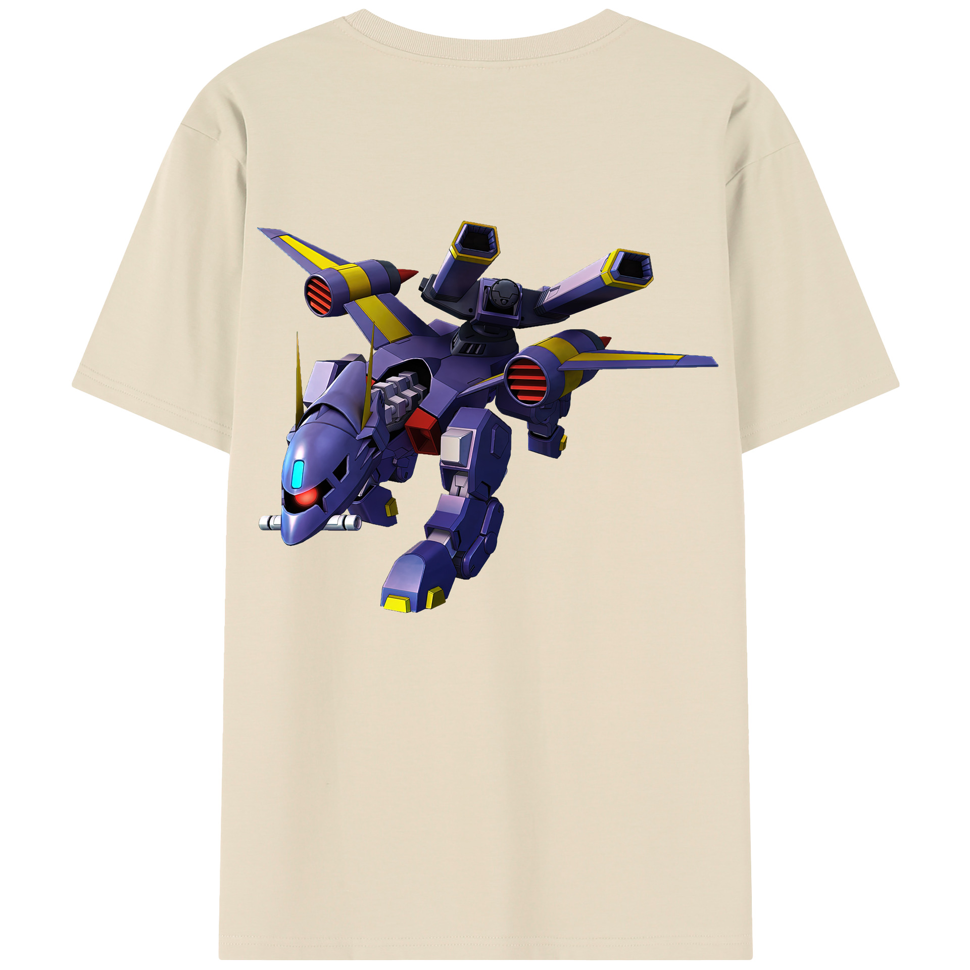 （画像用） 機動戦士ガンダム Mobile Suit Gundam 綿100％半袖Tシャツ（背面プリント）